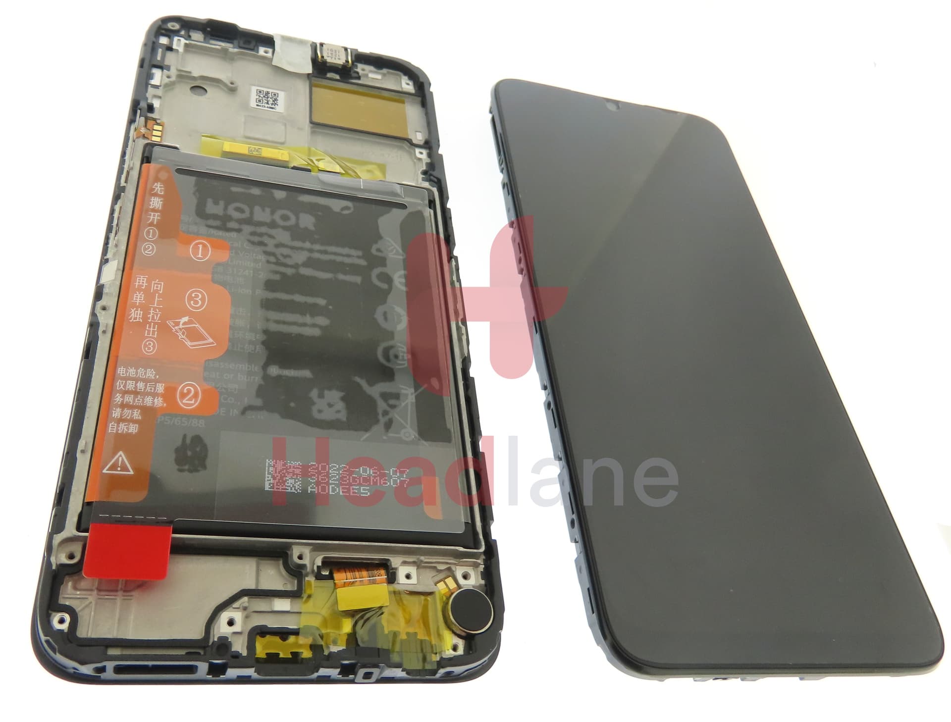 Honor X8 5G LCD Display / Screen + Touch + Battery Assembly - view 2