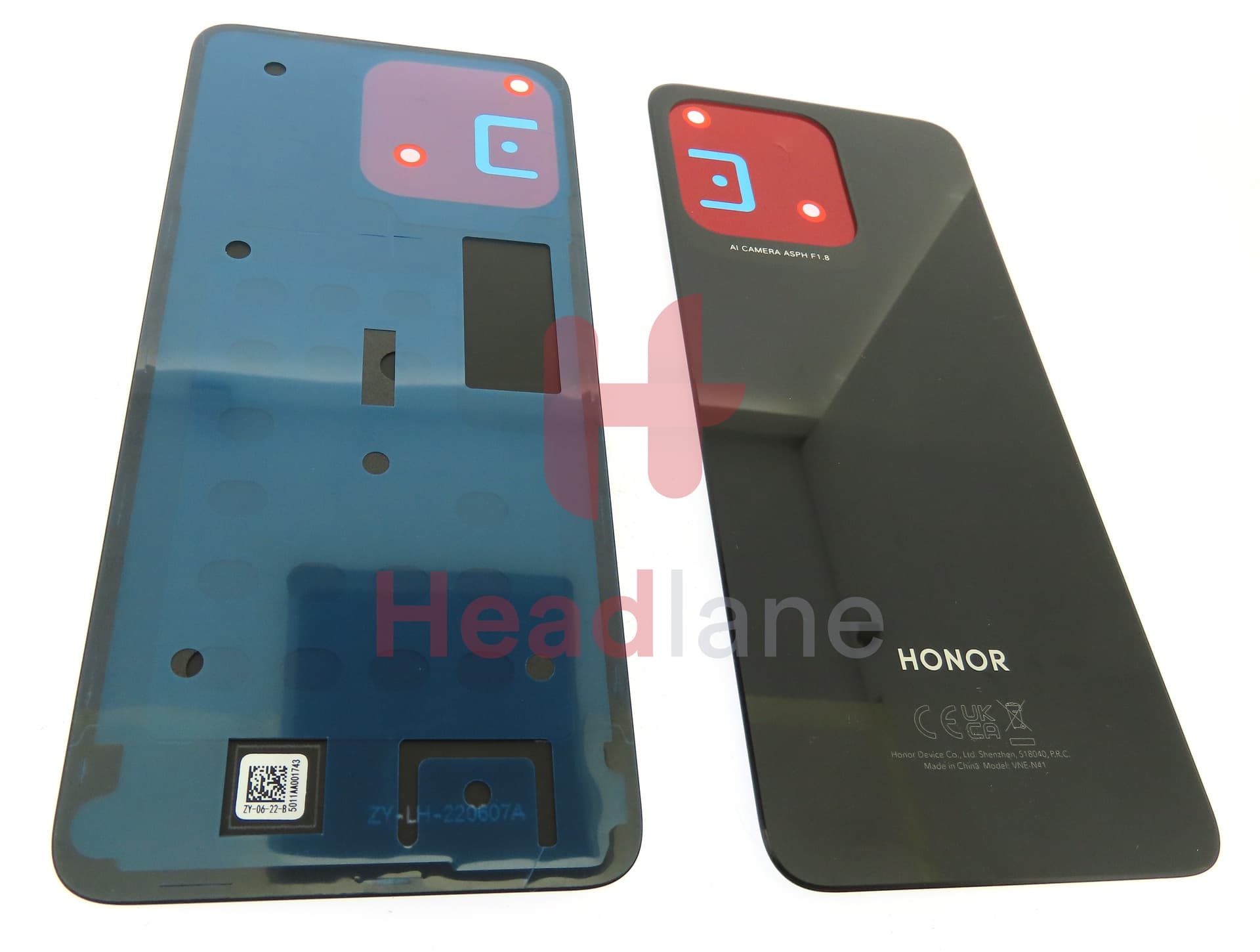 Honor X8 5G Back / Battery Cover - Black - view 2