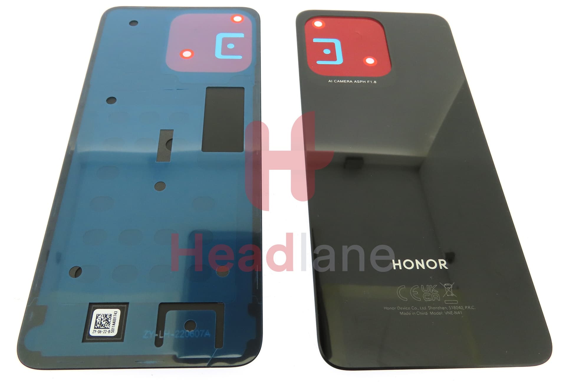 Honor X8 5G Back / Battery Cover - Black - view 3