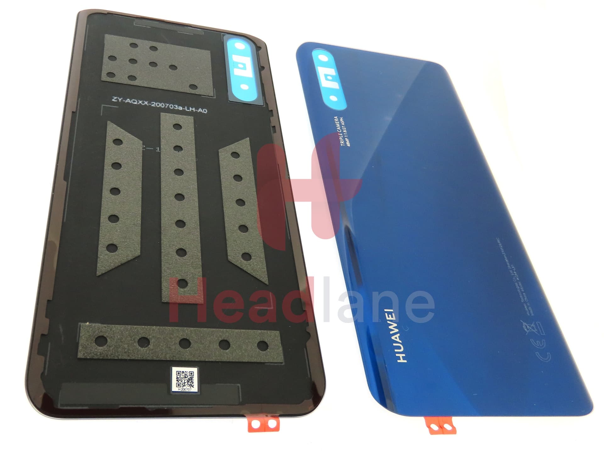 Huawei Y8p Back / Battery Cover - Blue - view 2