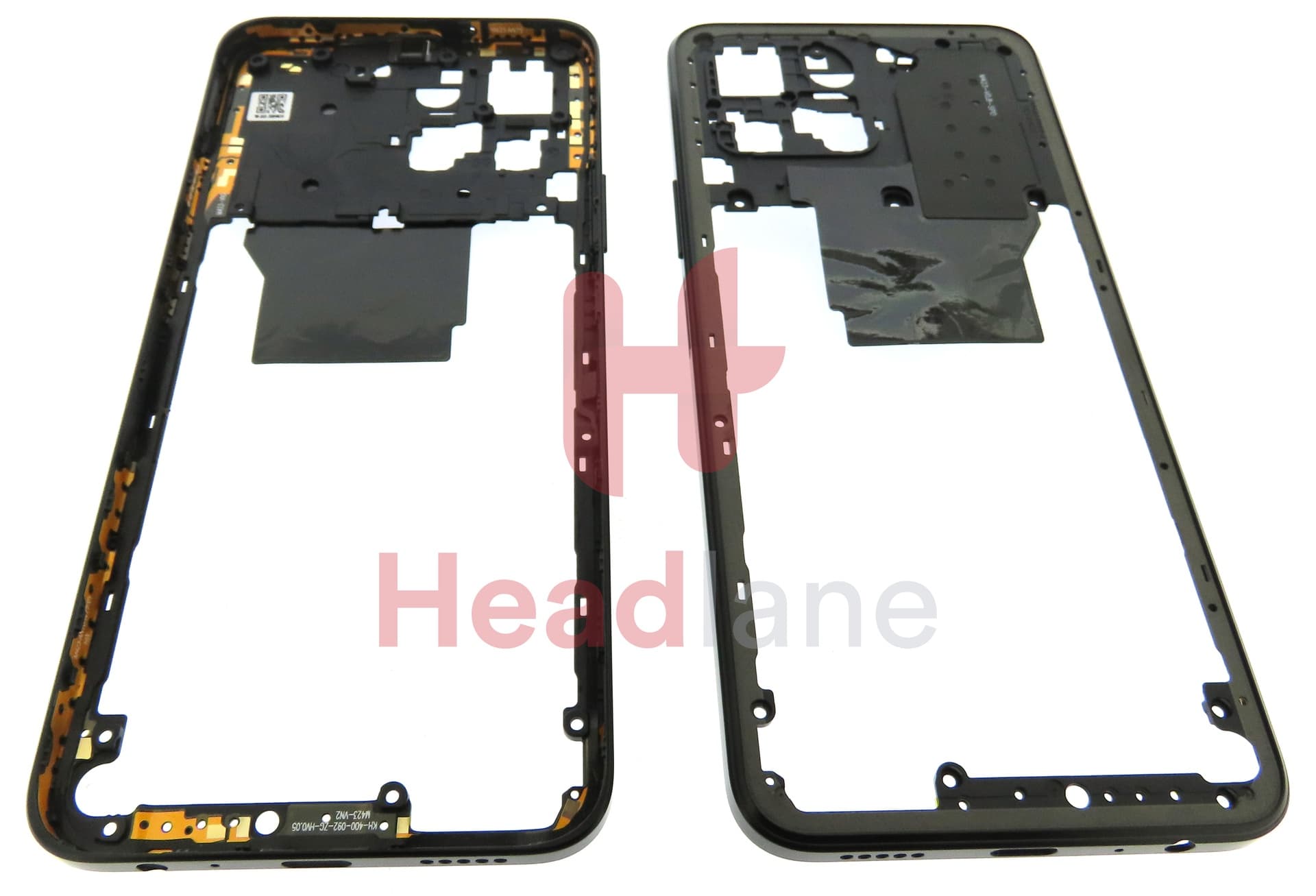 Honor X8 5G Middle Cover / Chassis + NFC Antenna - Black - view 2