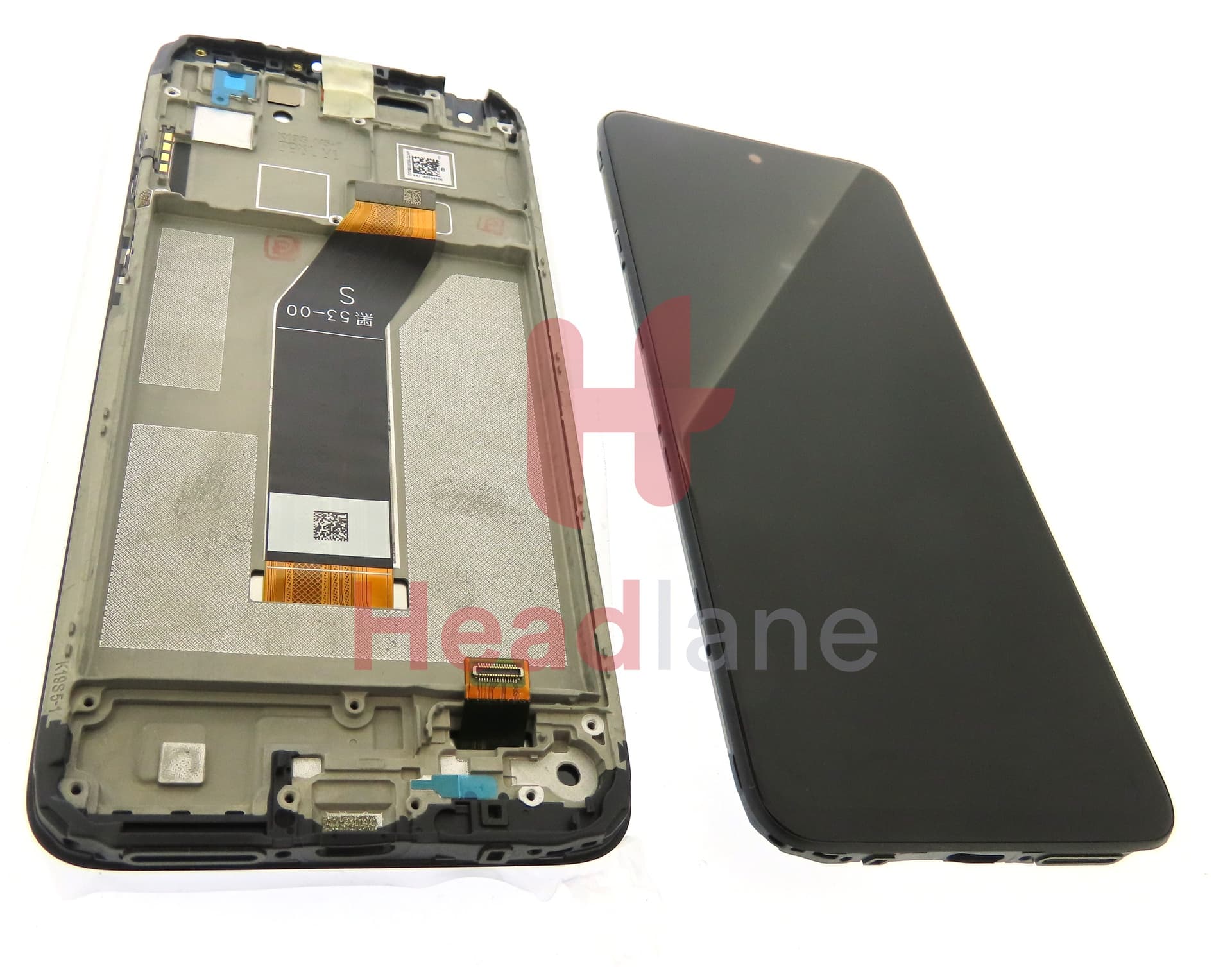 Xiaomi Redmi 10 (2022) LCD Display / Screen + Touch - Black - view 2