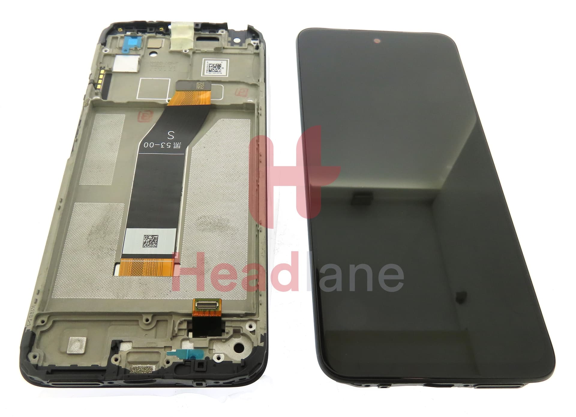 Xiaomi Redmi 10 (2022) LCD Display / Screen + Touch - Black - view 3
