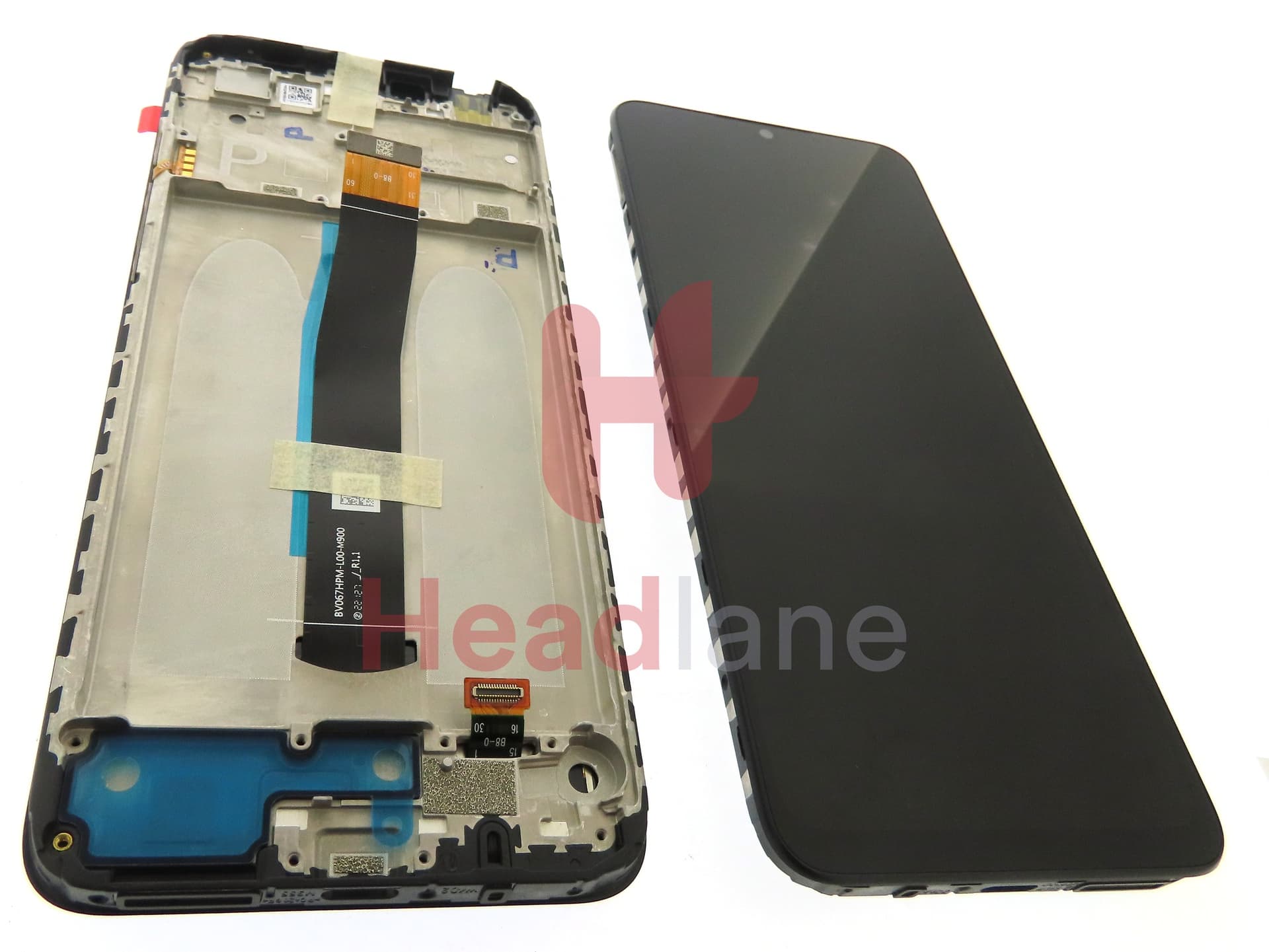 Xiaomi Poco C40 LCD Display / Screen + Touch - Black - view 2