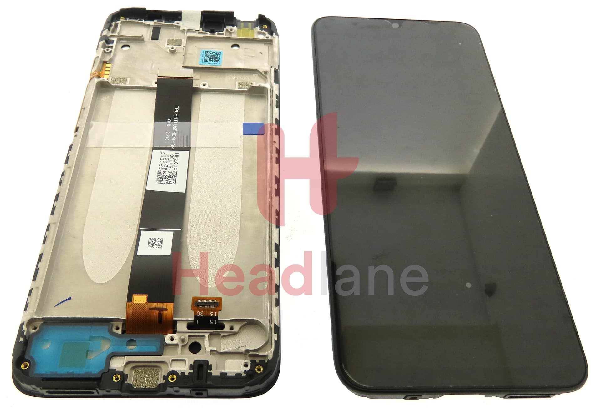 Xiaomi Redmi 10A LCD Display / Screen + Touch - Black - view 3