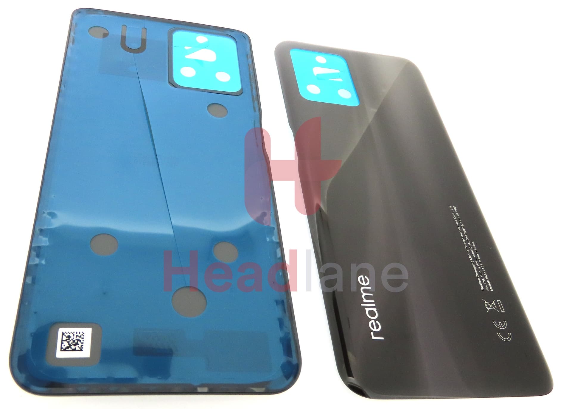 Realme RMX3151 8i Back / Battery Cover - Black - view 2