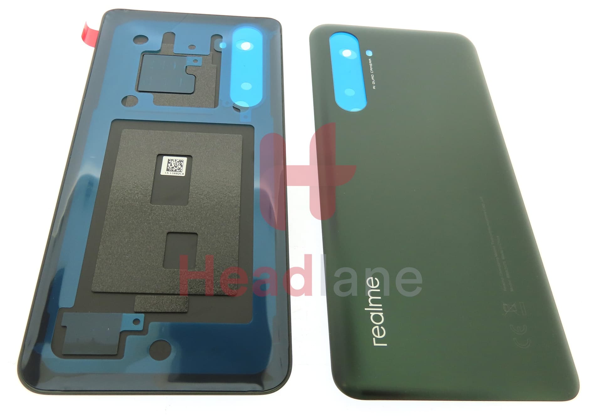 Realme RMX2075 X50 Pro Back / Battery Cover - Green - view 2