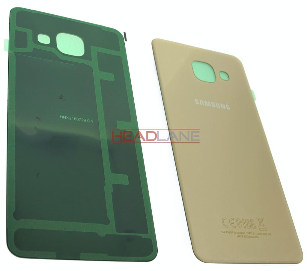 Samsung SM-A310 Galaxy A3 (2016) Battery Cover - Gold 2