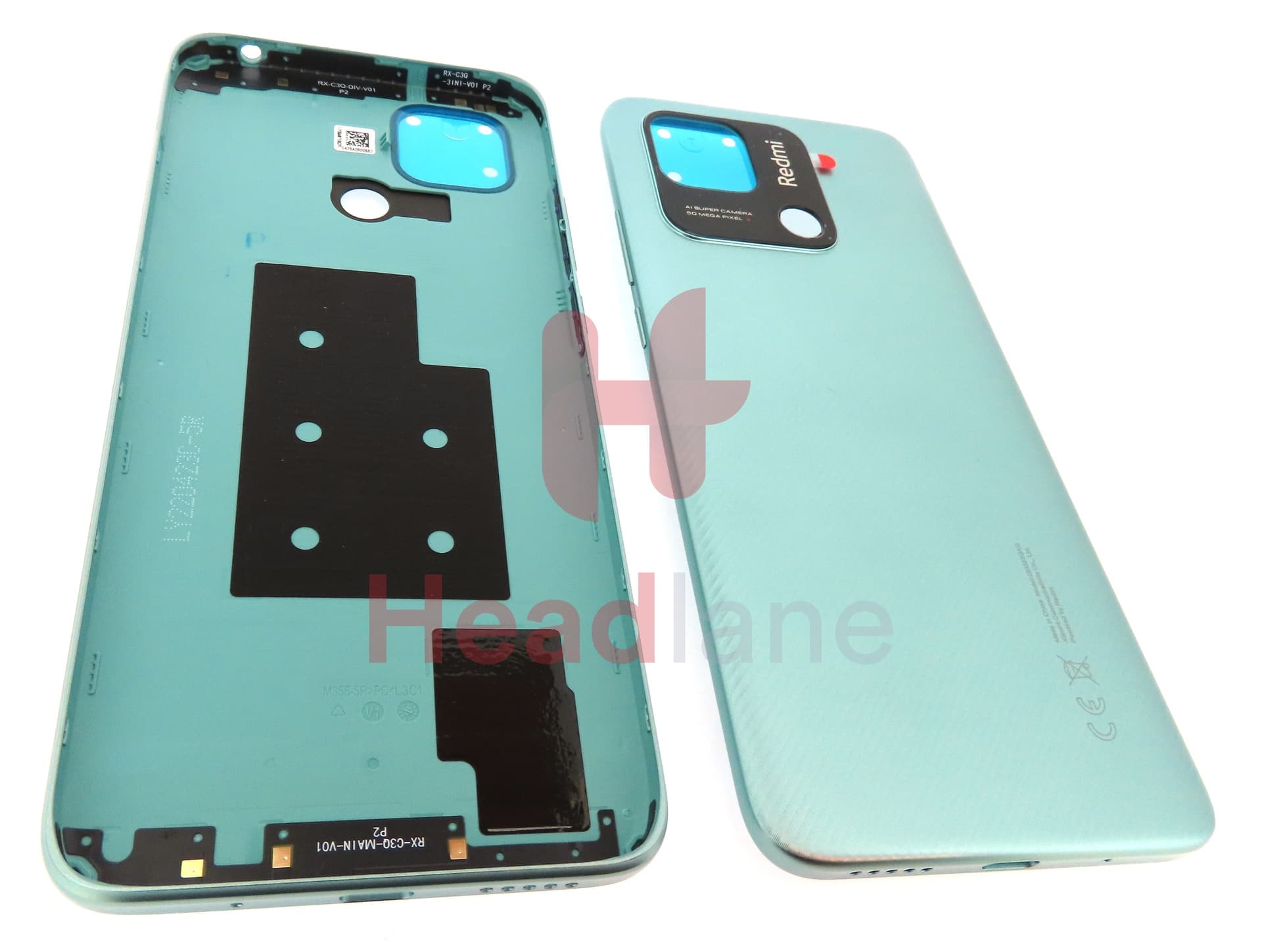 Xiaomi Redmi 10C Back / Battery Cover - Green - view 2