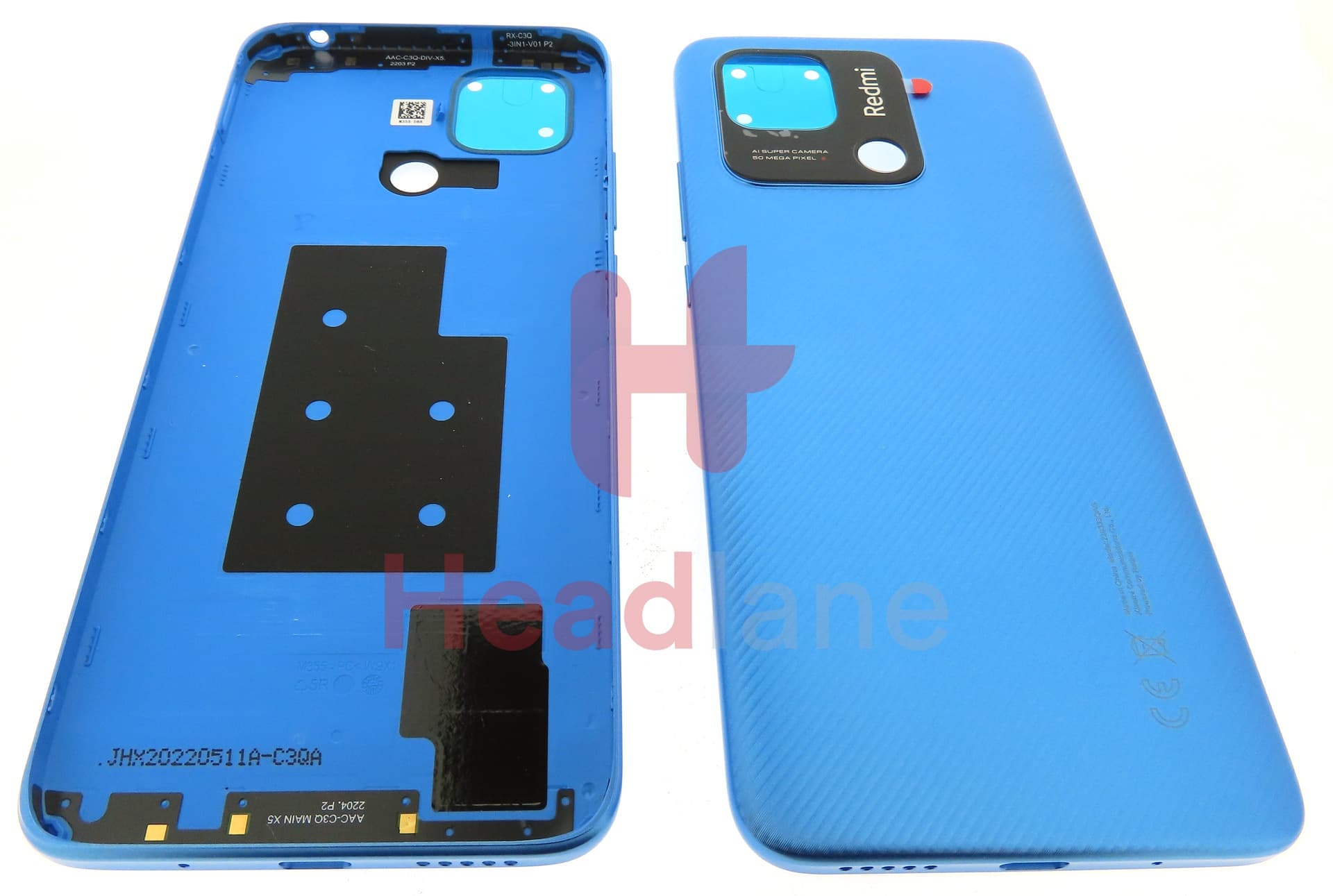 Xiaomi Redmi 10C Back / Battery Cover - Blue - view 2