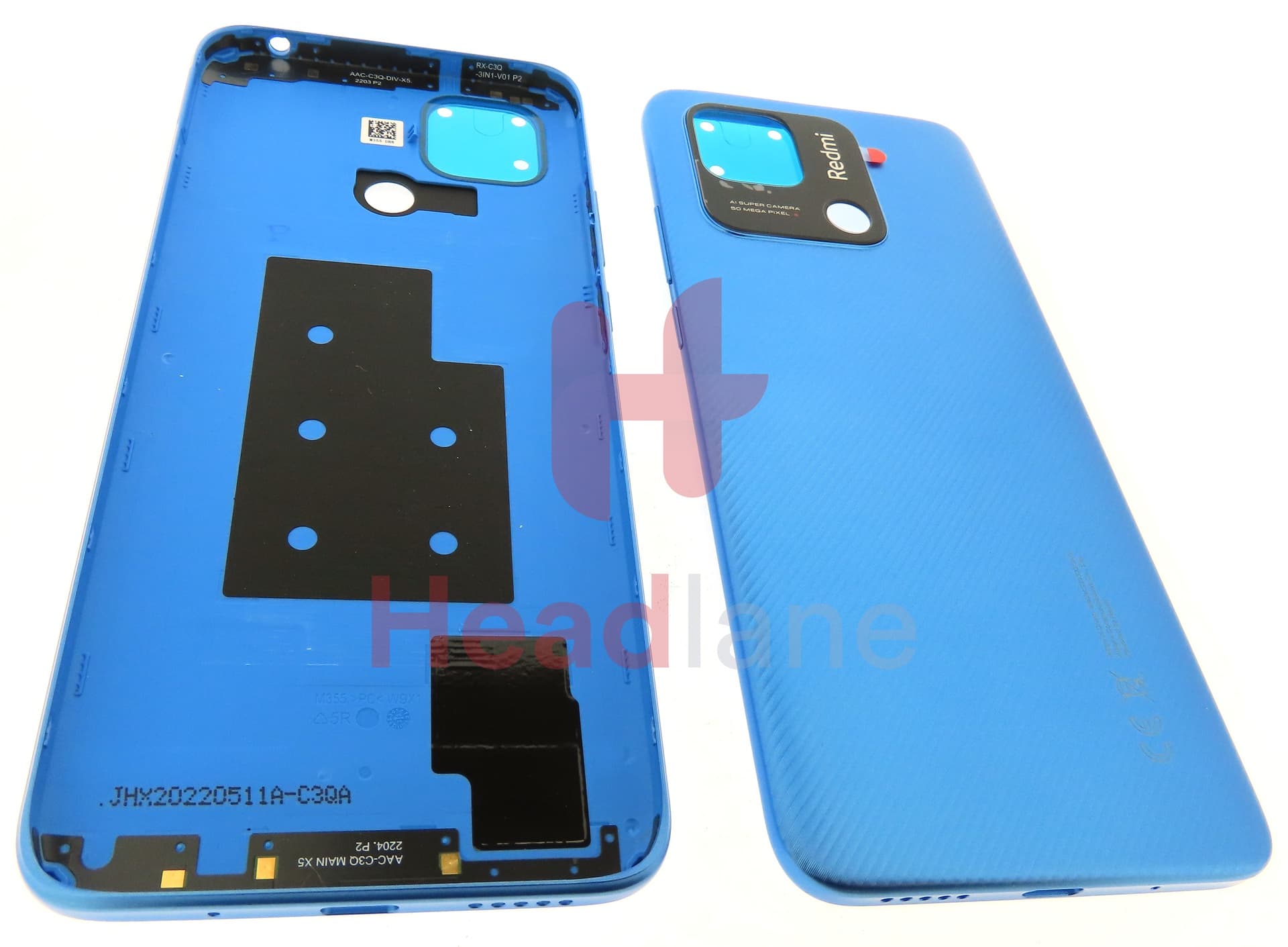 Xiaomi Redmi 10C Back / Battery Cover - Blue - view 3