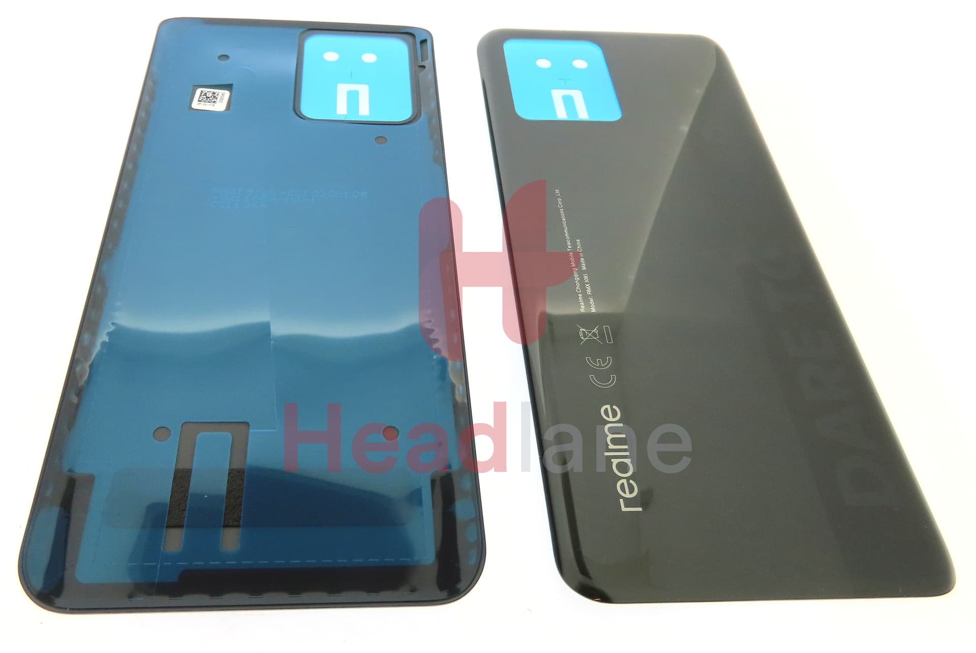Realme RMX3085 8 Back / Battery Cover - Black - view 3