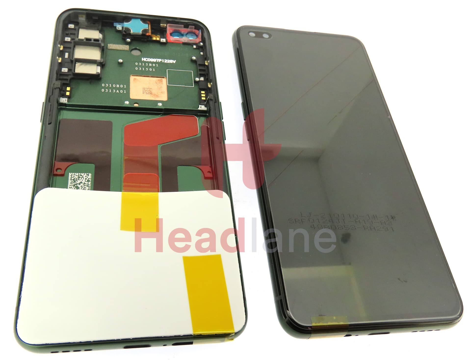 Realme RMX2075 X50 Pro LCD Display / Screen + Touch - Green - view 2