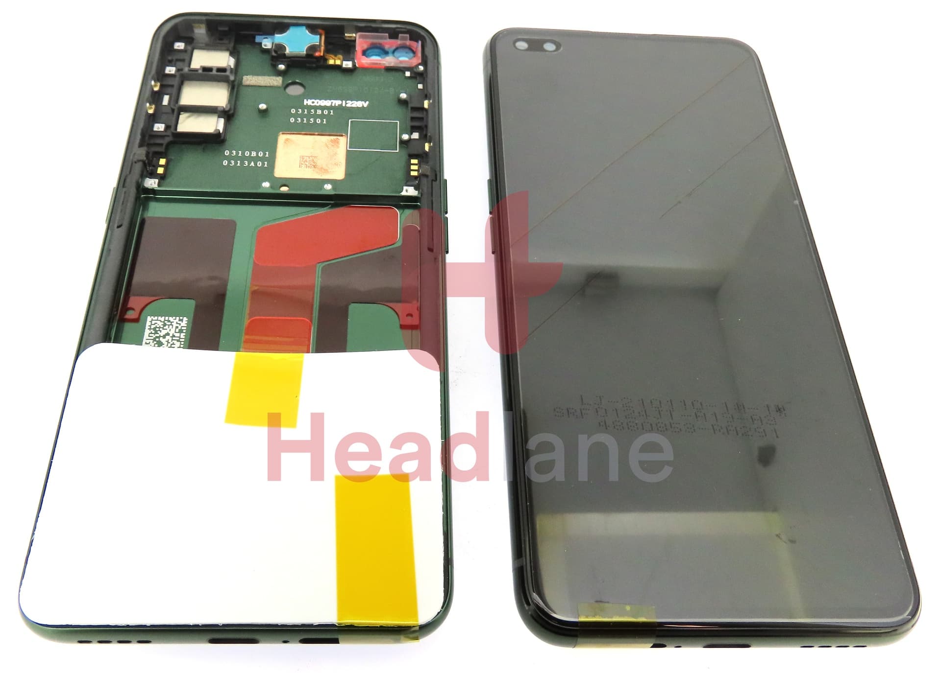 Realme RMX2075 X50 Pro LCD Display / Screen + Touch - Green - view 3