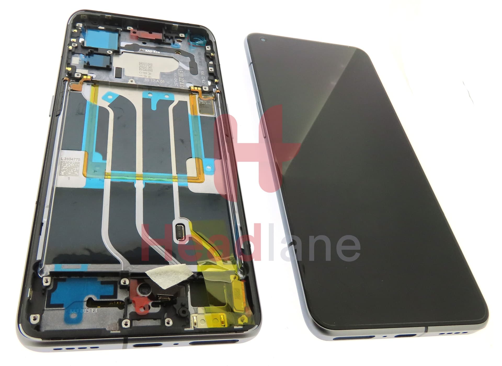 Realme RMX3300 GT2 Pro LCD Display / Screen + Touch - Black - view 2