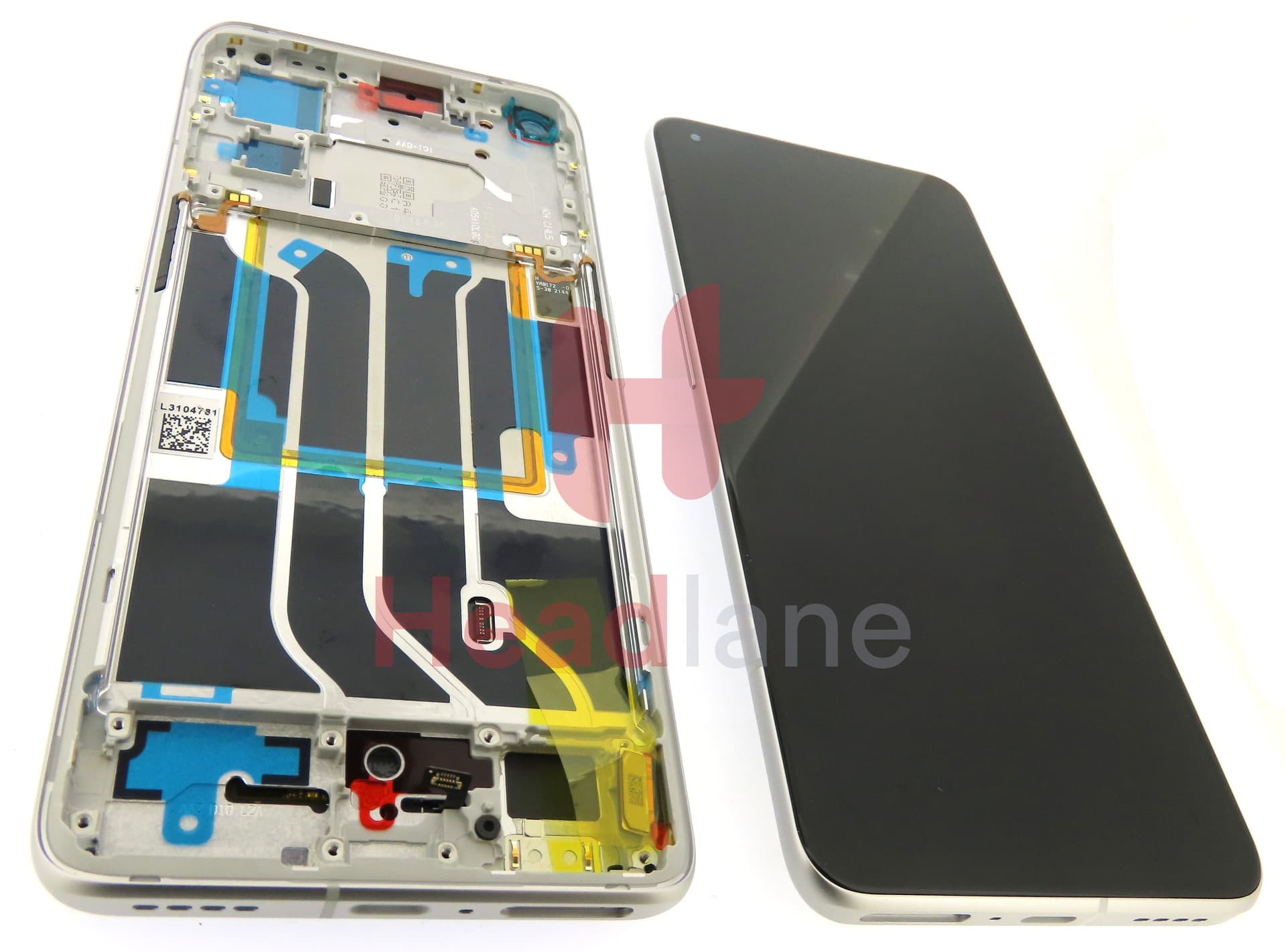 Realme RMX3300 GT2 Pro LCD Display / Screen + Touch - White - view 2