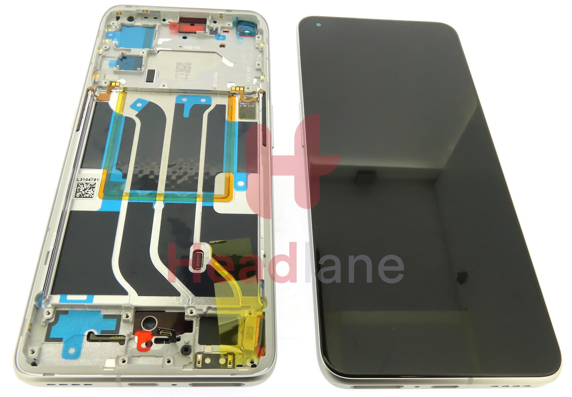 Realme RMX3300 GT2 Pro LCD Display / Screen + Touch - White - view 3