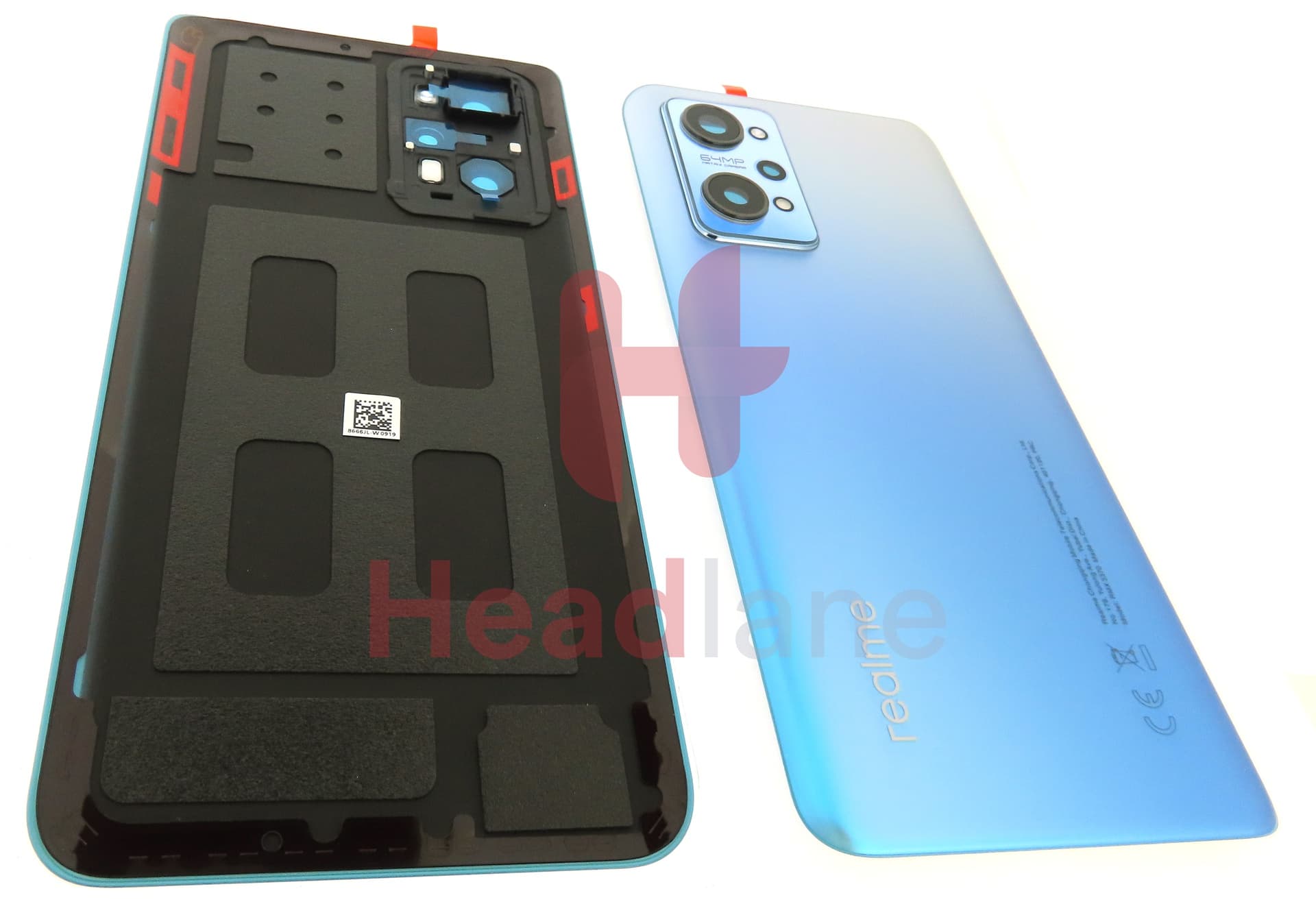 Realme RMX3370 GT Neo 2 Back / Battery Cover - Blue - view 2