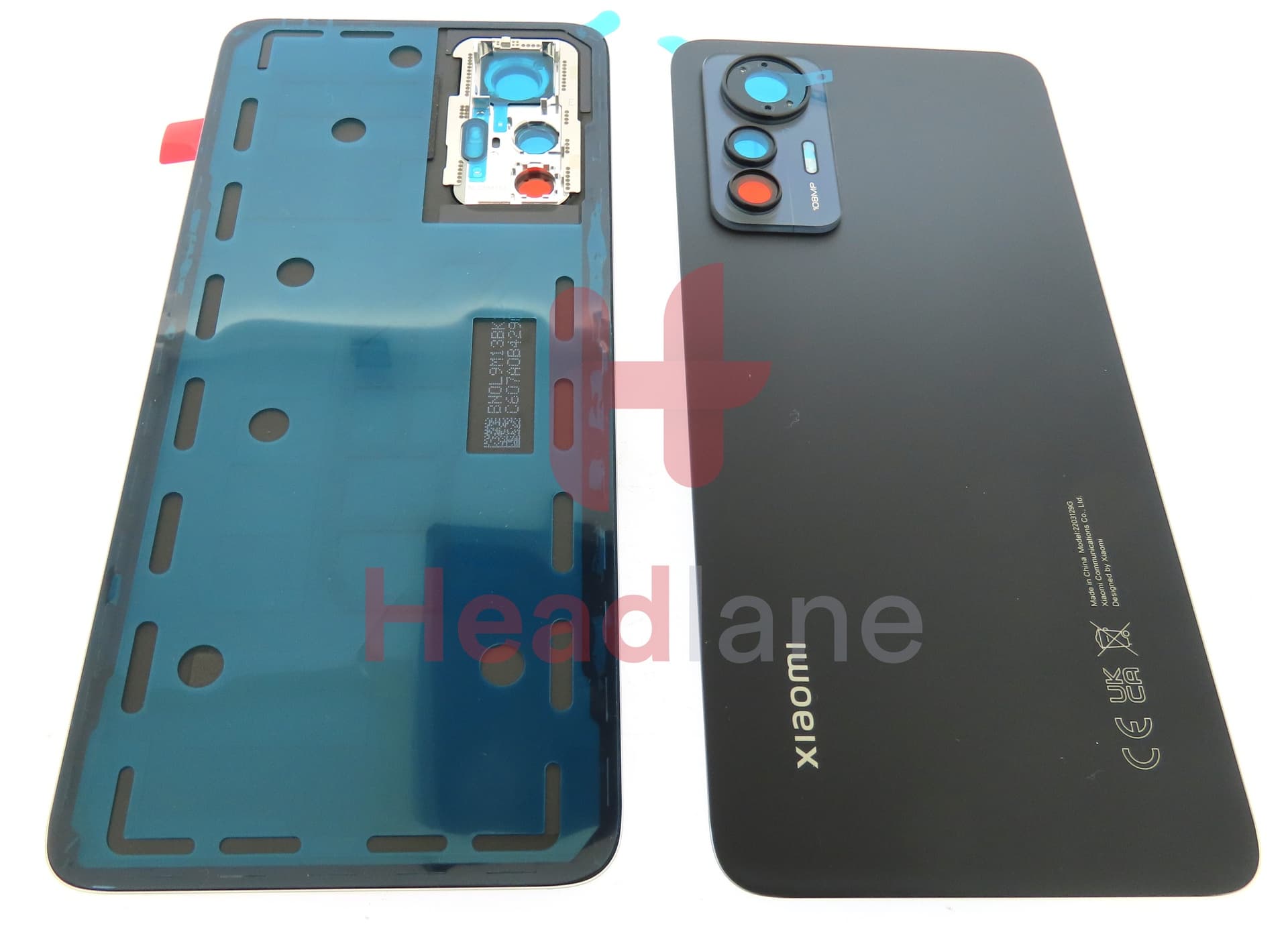 Xiaomi 12 Lite Back / Battery Cover - Black - view 3