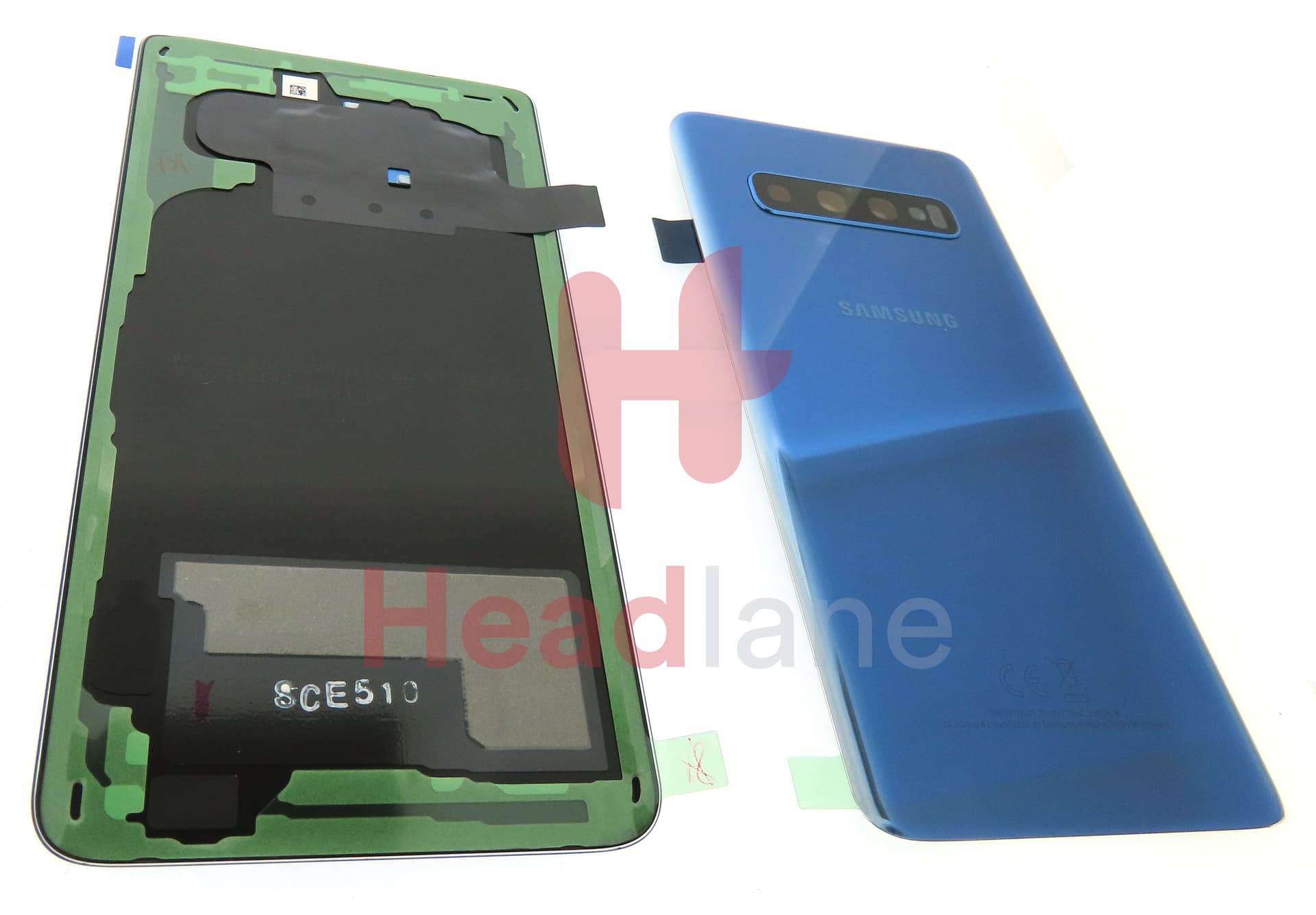 Samsung SM-G973 Galaxy S10 Back / Battery Cover - Prism Blue (DUOS) - view 2