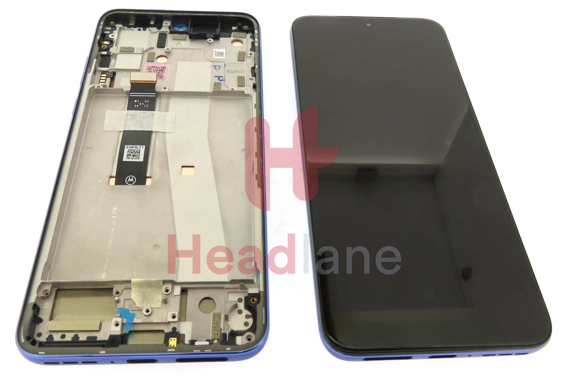 Motorola XT2245 Edge 30 Neo LCD Display / Screen + Touch - Purple - view 3