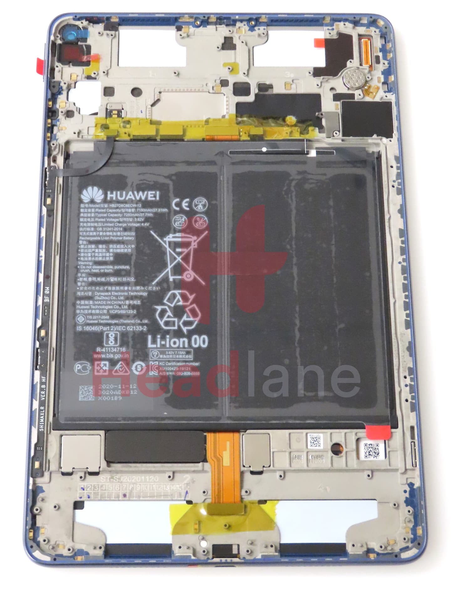 Huawei MatePad Pro Black LCD Display Screen + Touch + Battery - Black - view 2