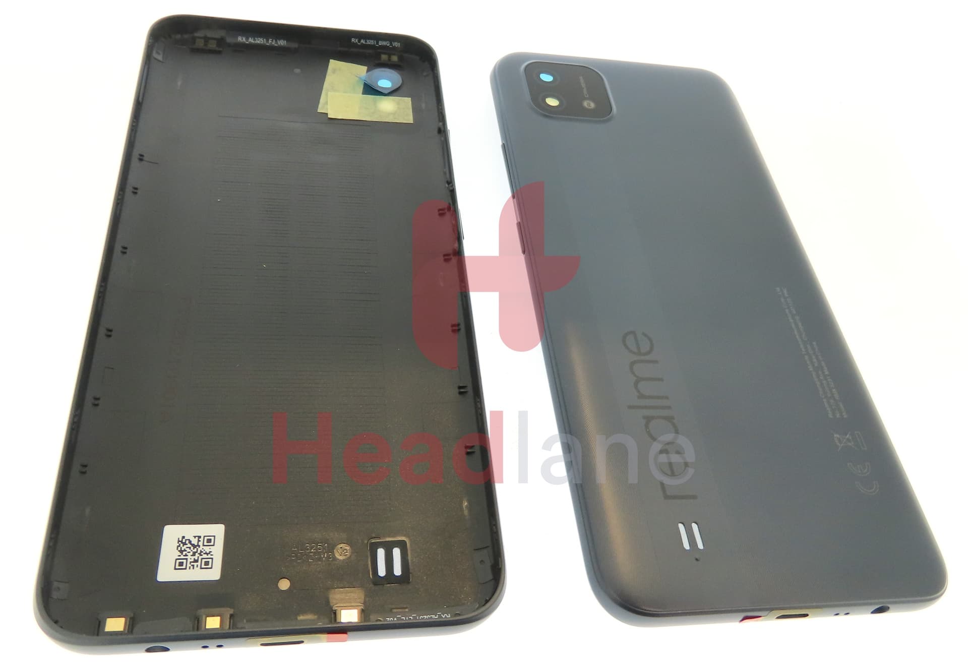 Realme RMX3231 C11 (2021) Back / Battery Cover - Grey - view 2