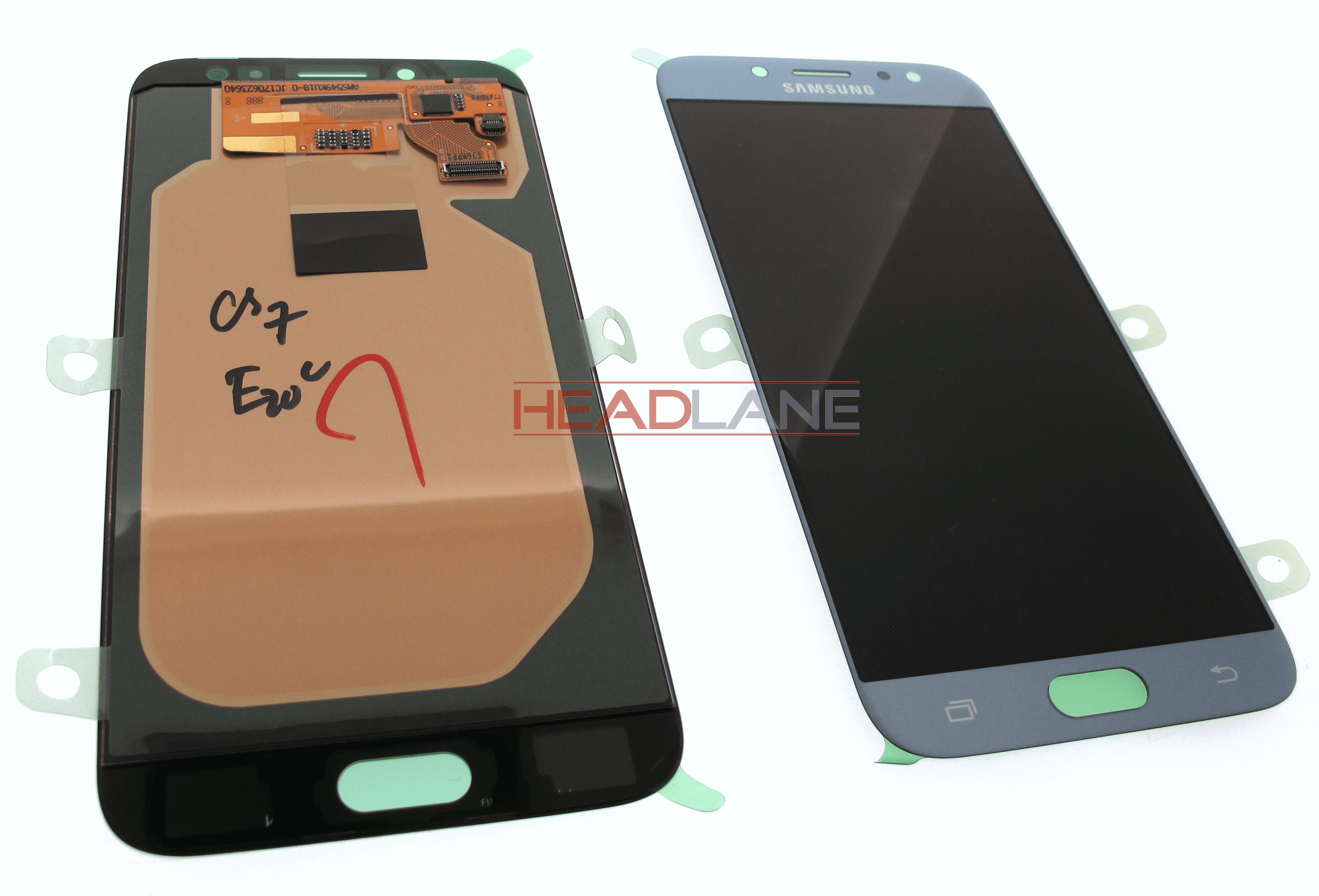 Samsung SM-J730 Galaxy J7 (2017) LCD Display / Screen + Touch - Silver - view 2