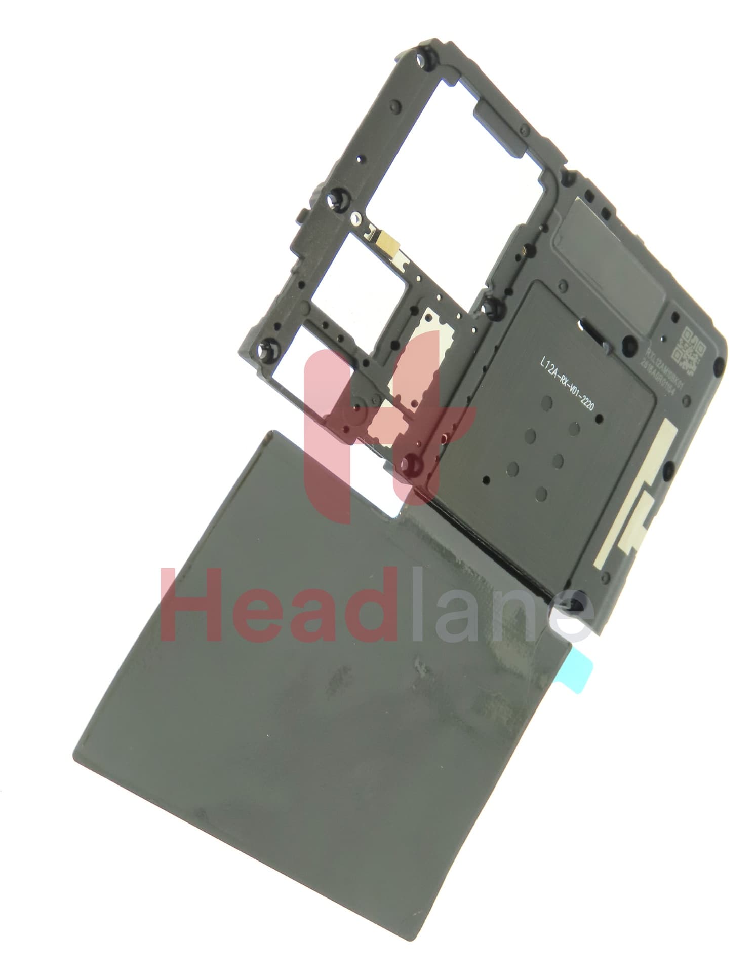 Xiaomi 12T Middle Cover / Chassis - Black - view 2