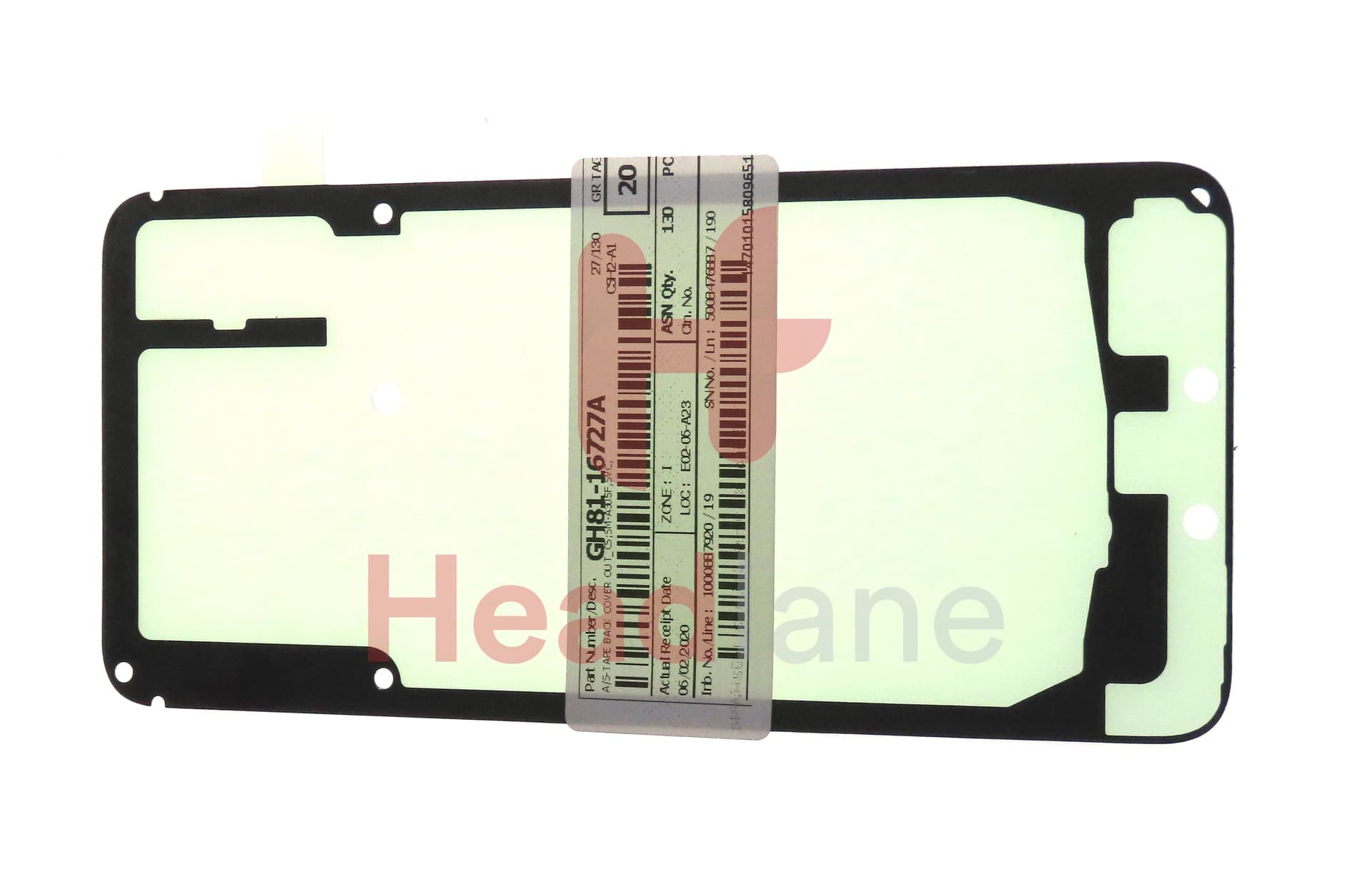 Samsung SM-A305 Galaxy A30 Back / Battery Cover Adhesive / Sticker - view 2