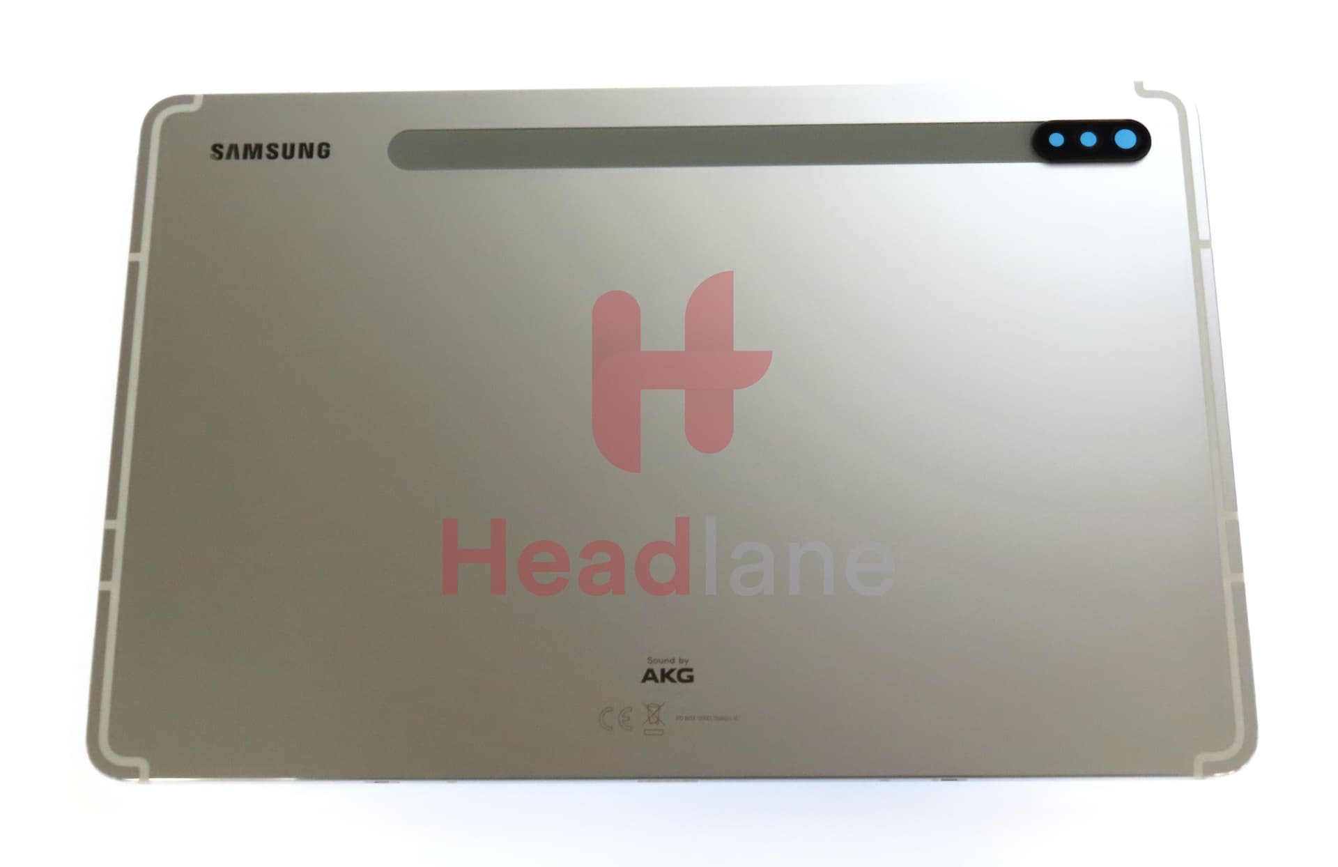 Samsung SM-T870 Galaxy Tab S7 WiFi Back / Battery Cover - Silver - view 2