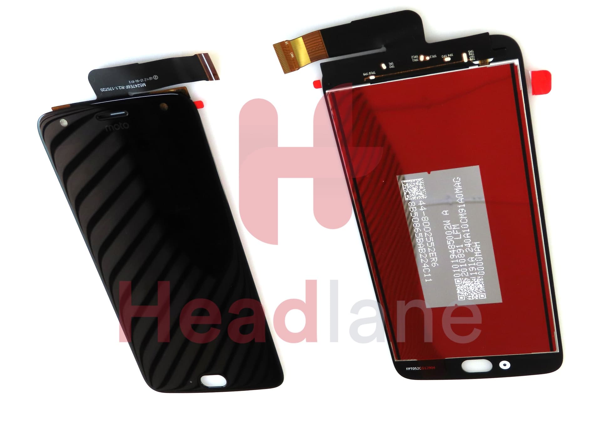 Lenovo / Motorola XT1900 Moto X4 LCD Display / Screen + Touch - Grey - view 2