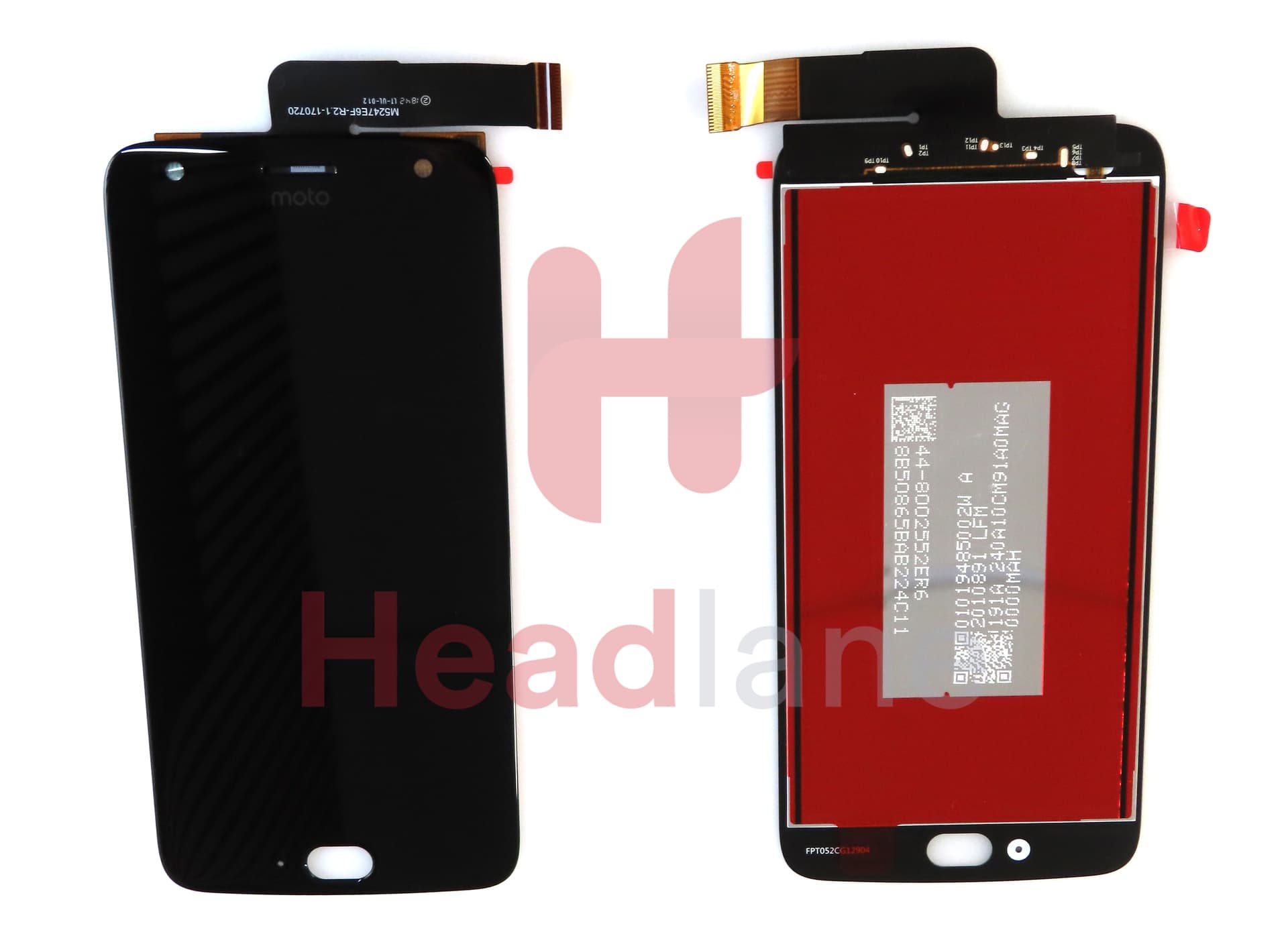 Lenovo / Motorola XT1900 Moto X4 LCD Display / Screen + Touch - Grey - view 3