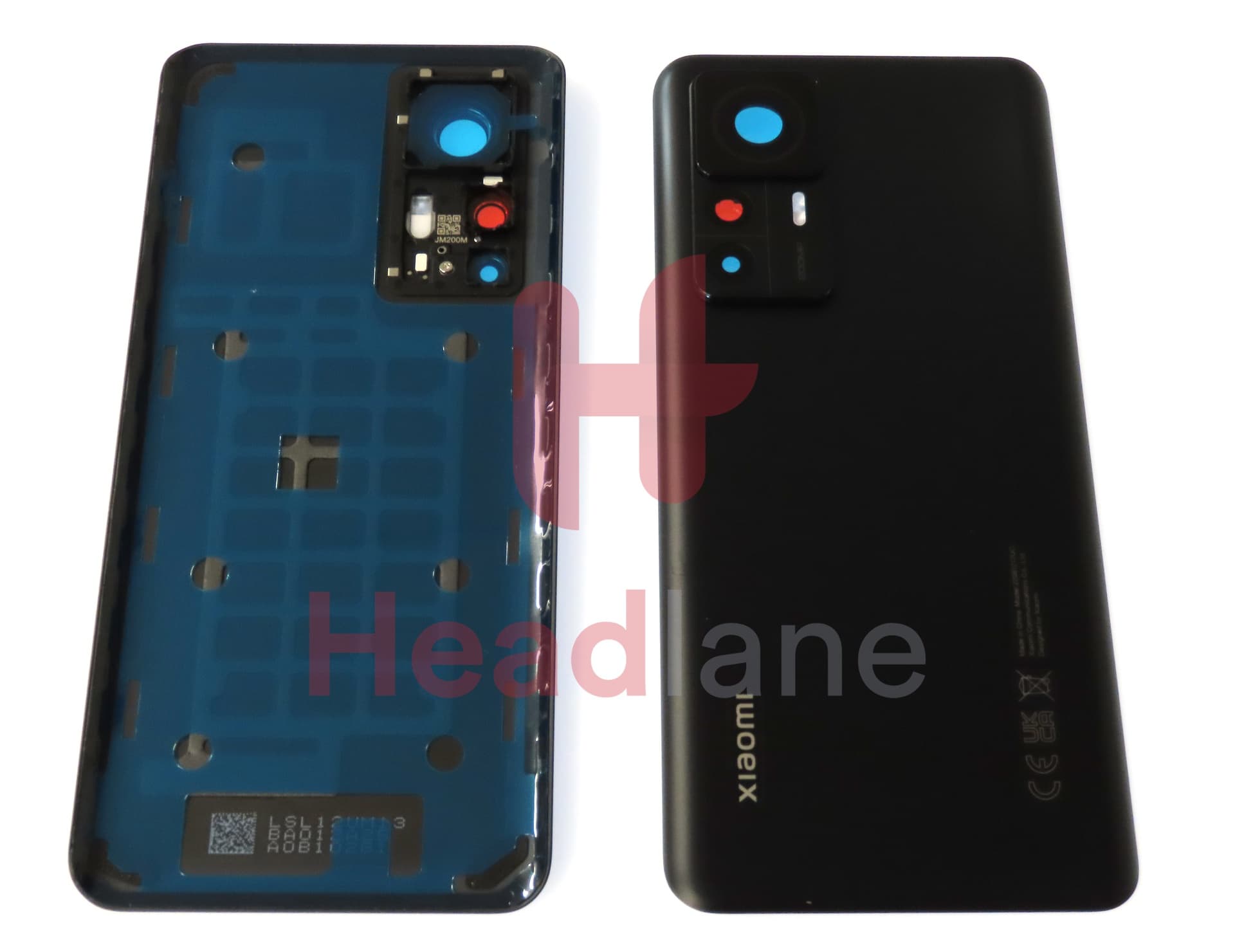 Xiaomi 12T Pro Back / Battery Cover - Black - view 2