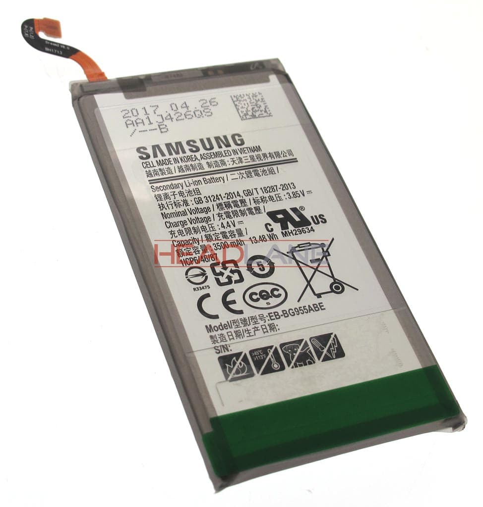 Samsung SM-G955 Galaxy S8+ EB-BG955ABE 3500mAh Battery - view 2