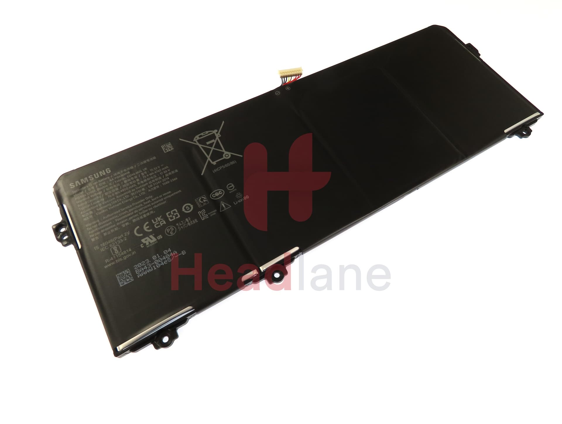 Samsung NP960QFG Galaxy Book3 Pro 360 AA-PBKN4MR 73.9Wh 4762mAh Battery - view 2