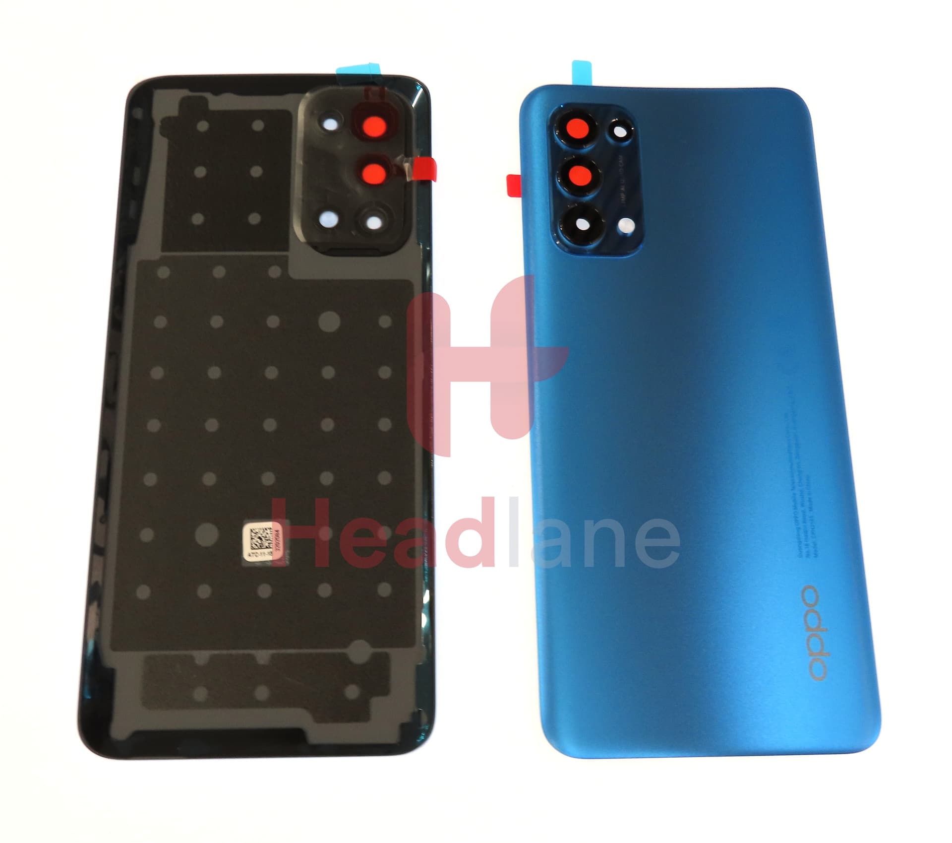 Oppo CPH2145 Find X3 Lite Back / Battery Cover - Blue - view 2