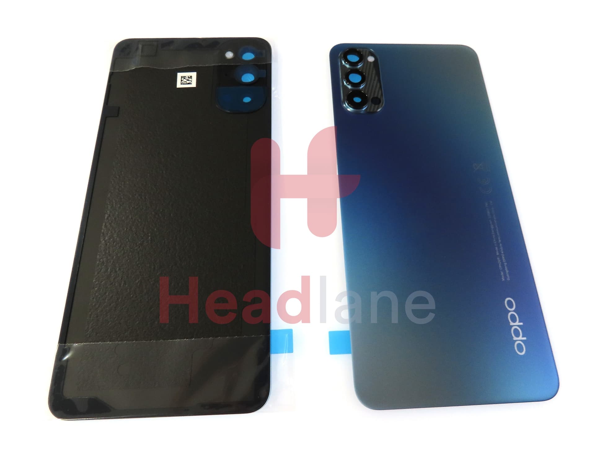 Oppo CPH2091 Reno4 5G Back / Battery Cover - Blue - view 2