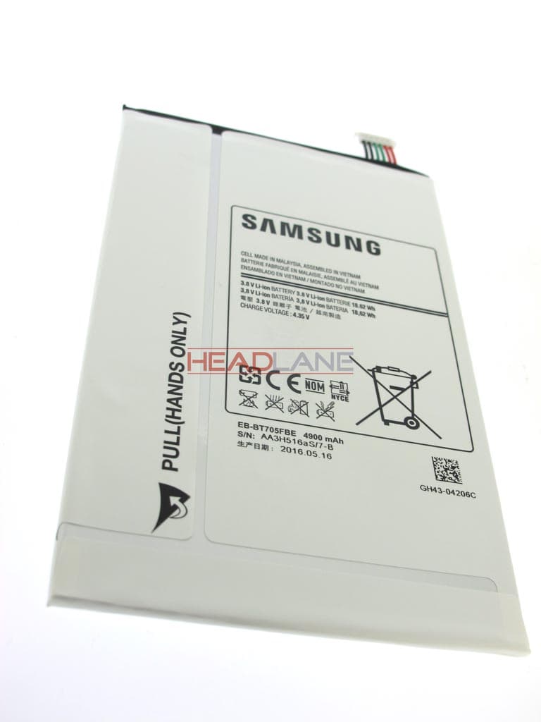 Samsung SM-T700 / SM-T705 Galaxy Tab S 8.4" 4900mAh Battery - view 2