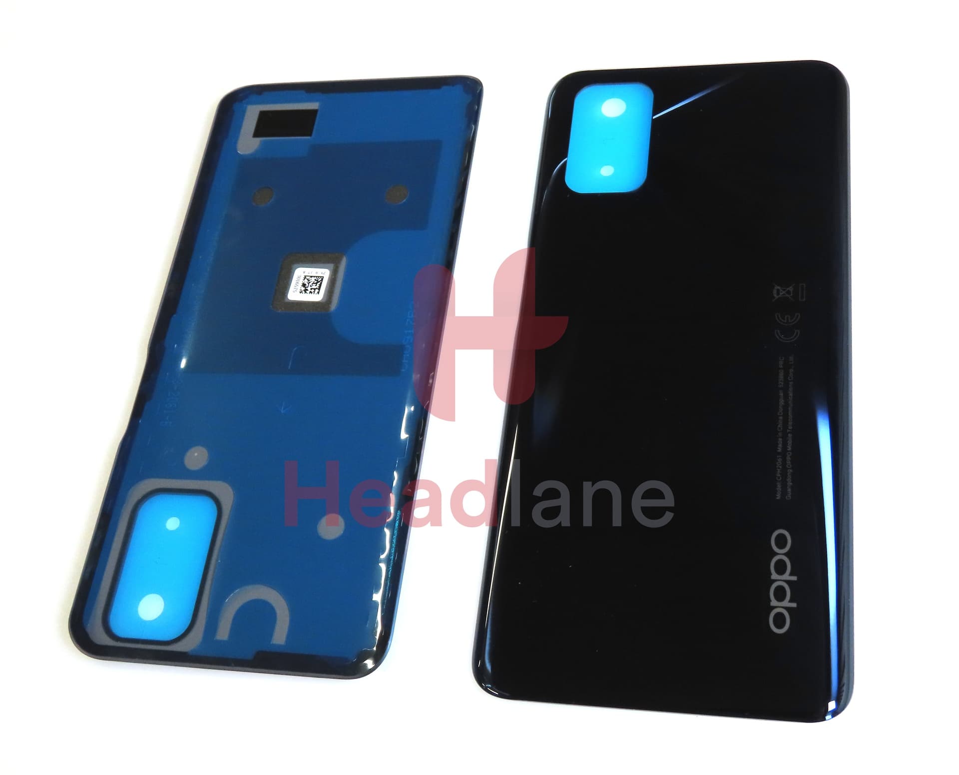 Oppo CPH2061 CPH2069 A52 Back / Battery Cover - Black - view 2