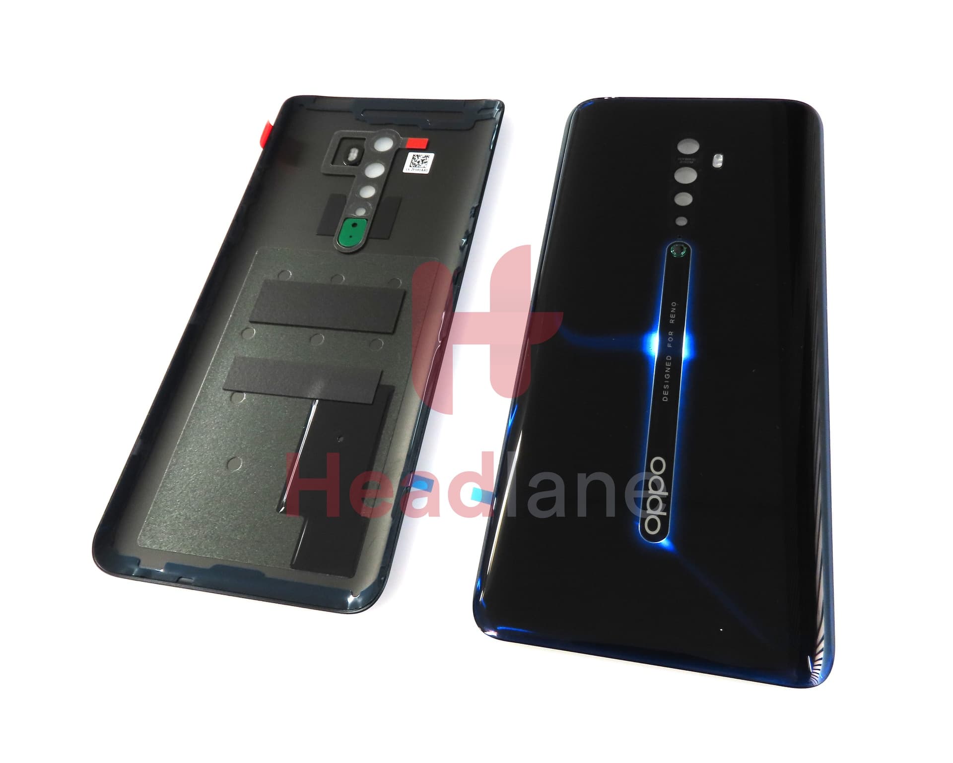 Oppo CPH1907 Reno2 Back / Battery Cover - Black - view 2