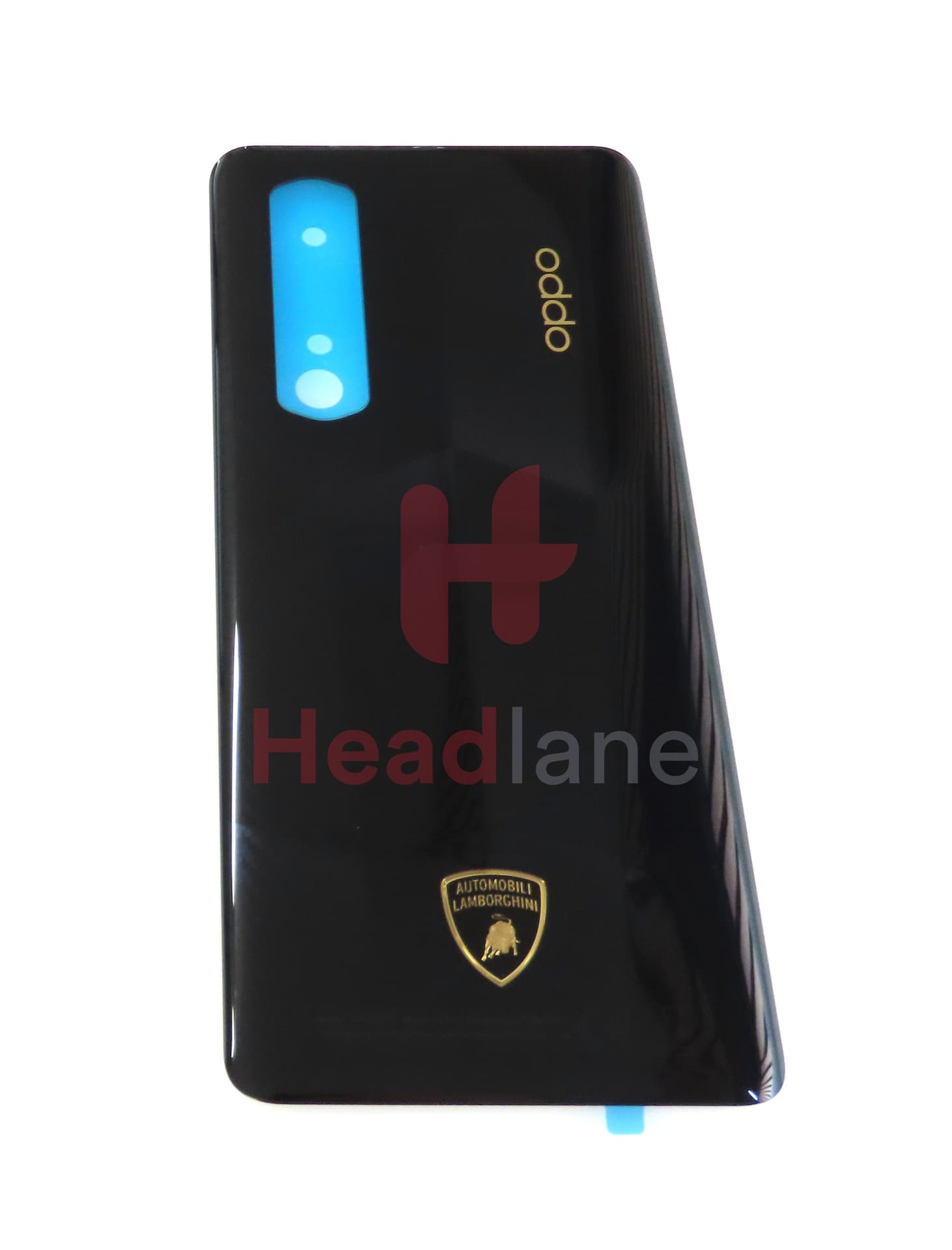 Oppo CPH2025 Find X2 Pro Back / Battery Cover - Black (Lamborghini Edition) - view 3