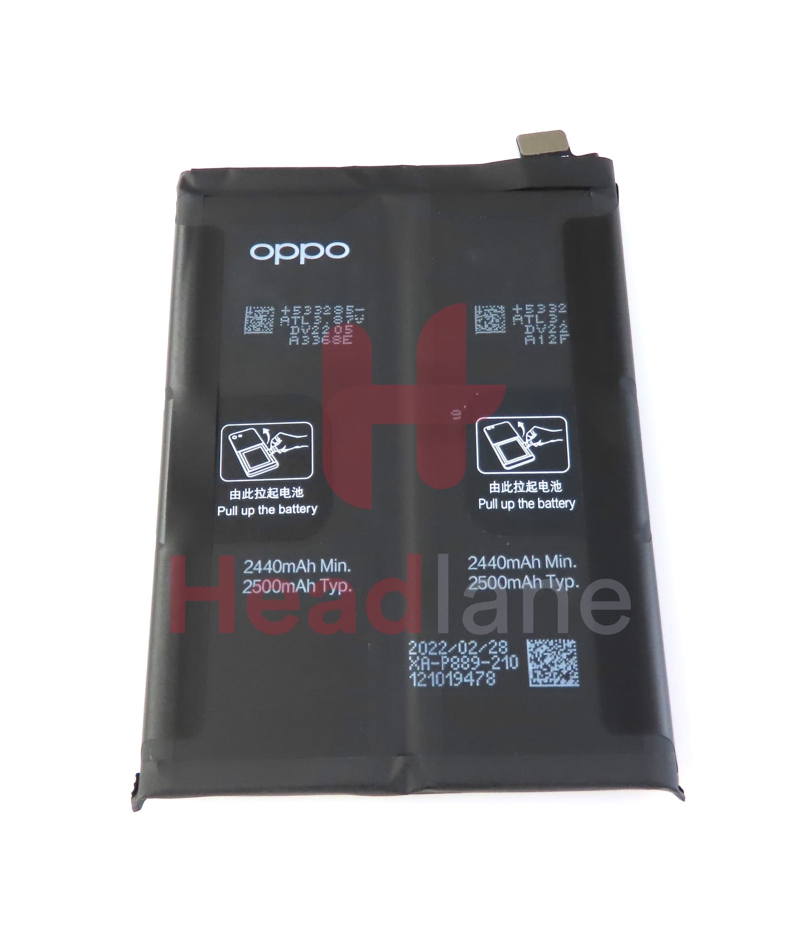 Oppo CPH2305 Find X5 Pro BLP889 Battery - view 2