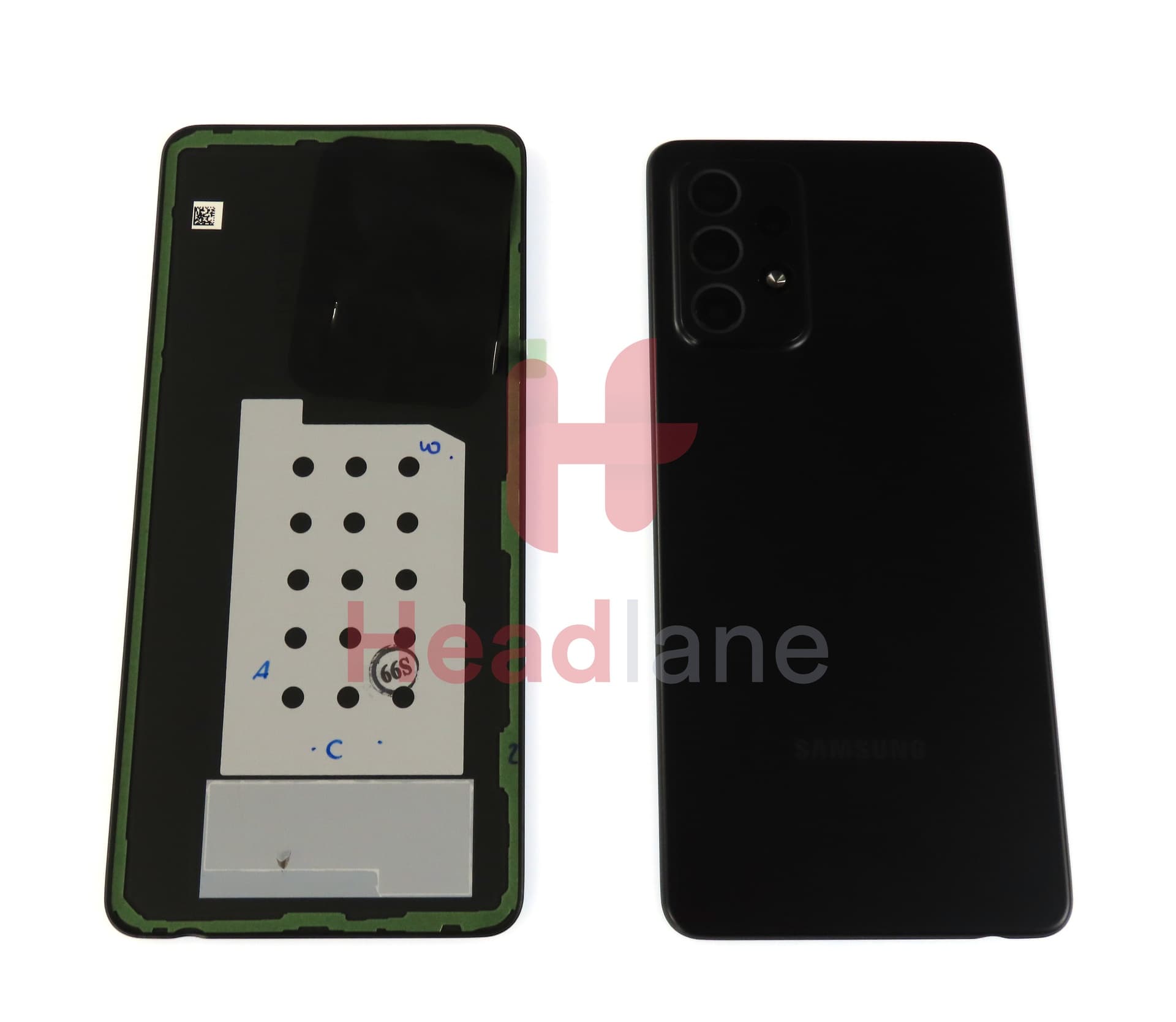 Samsung SM-A525 A526 Galaxy A52 4G / 5G Back / Battery Cover - Black (UKCA) - view 3