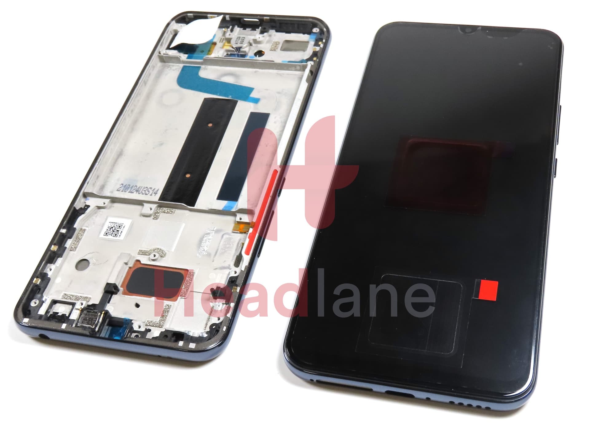 Xiaomi Mi 10 Lite 5G LCD Display / Screen + Touch - Black - view 2