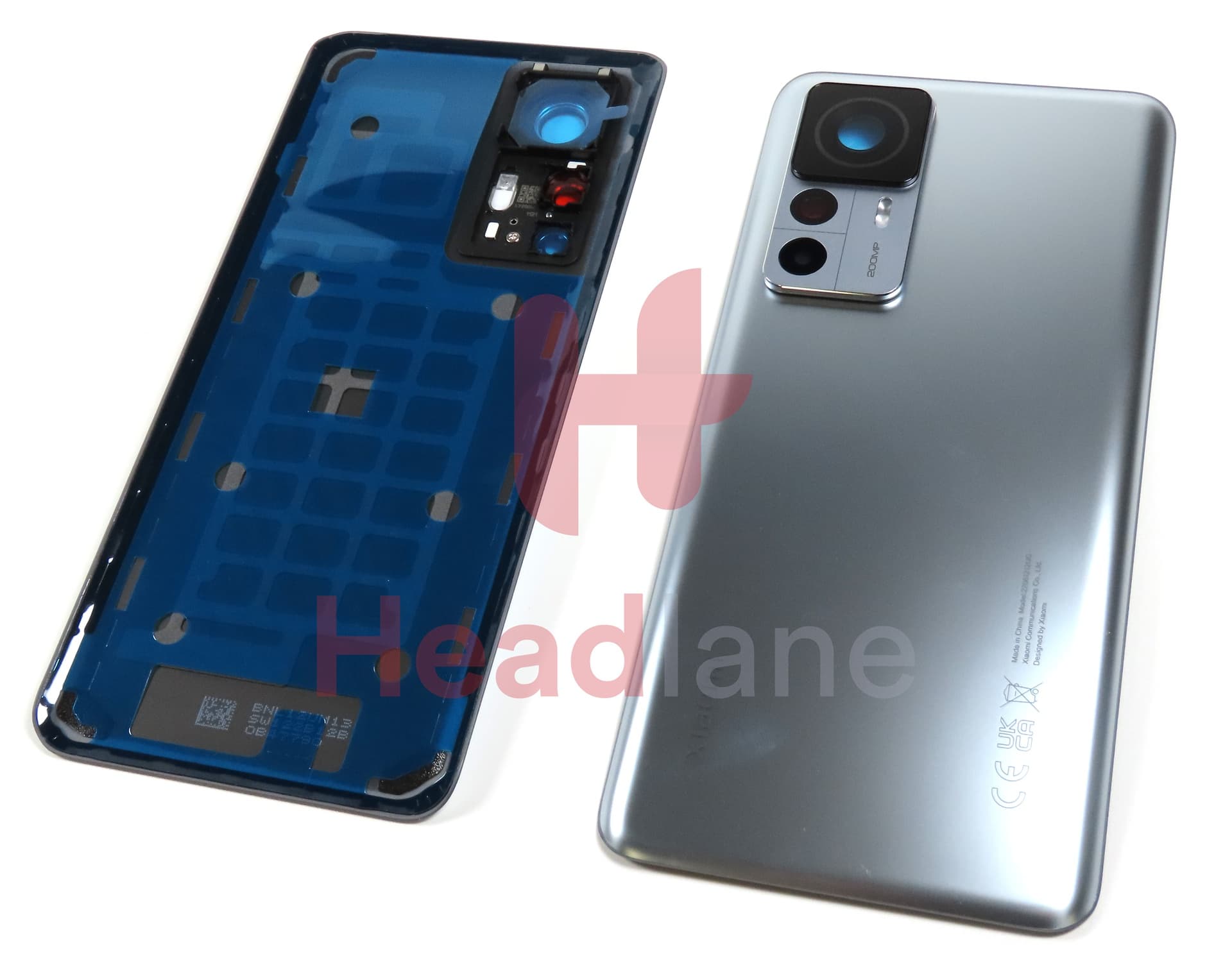 Xiaomi 12T Pro Back / Battery Cover - Silver - view 2