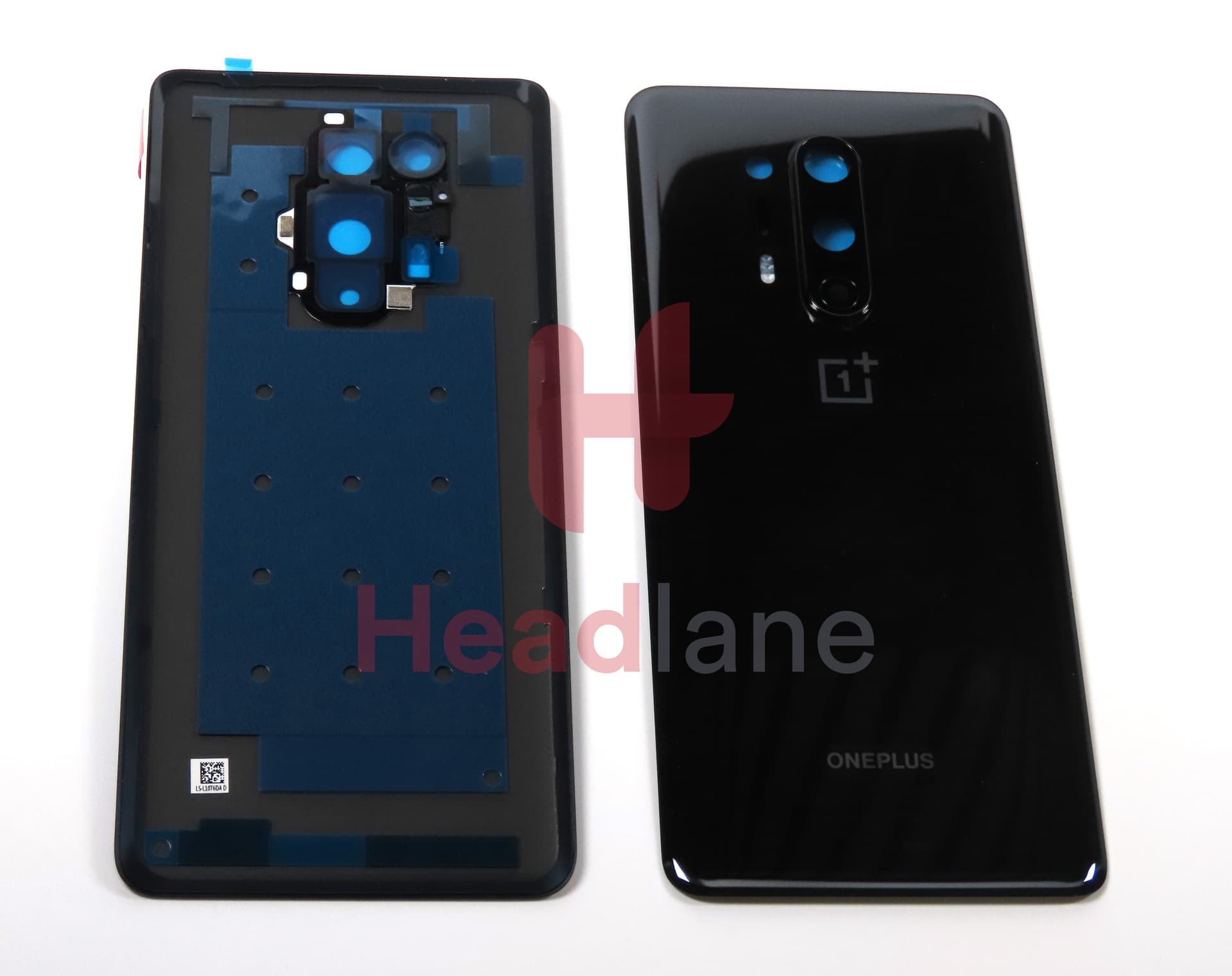 OnePlus 8 Pro Back / Battery Cover - Onyx Black - view 2