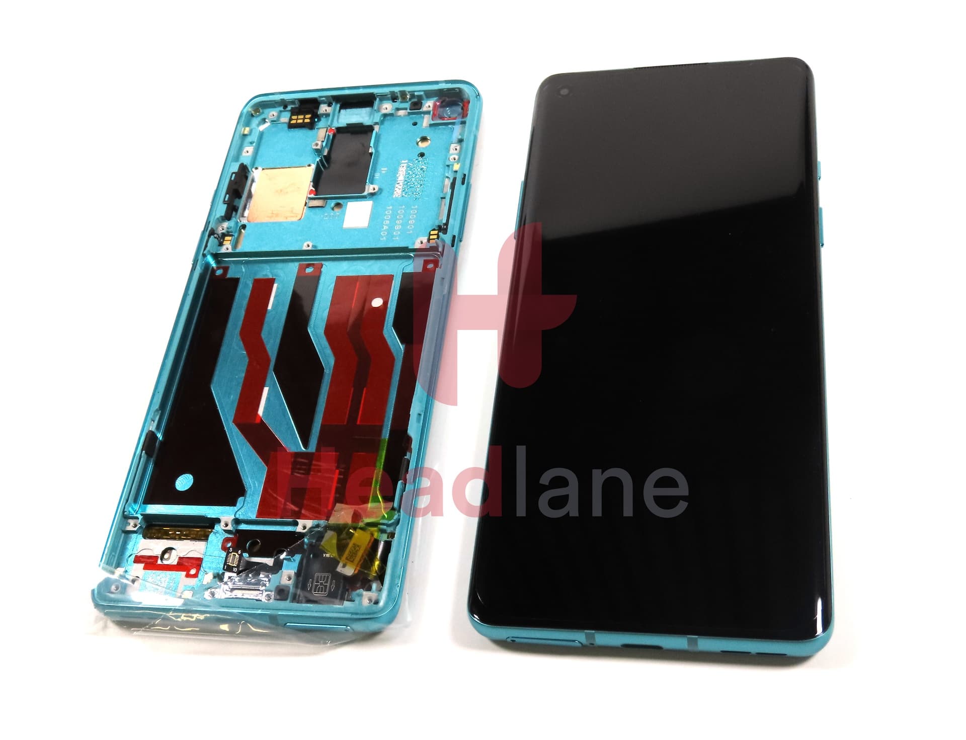 OnePlus 8 LCD Display / Screen + Touch - Glacial Green - view 2