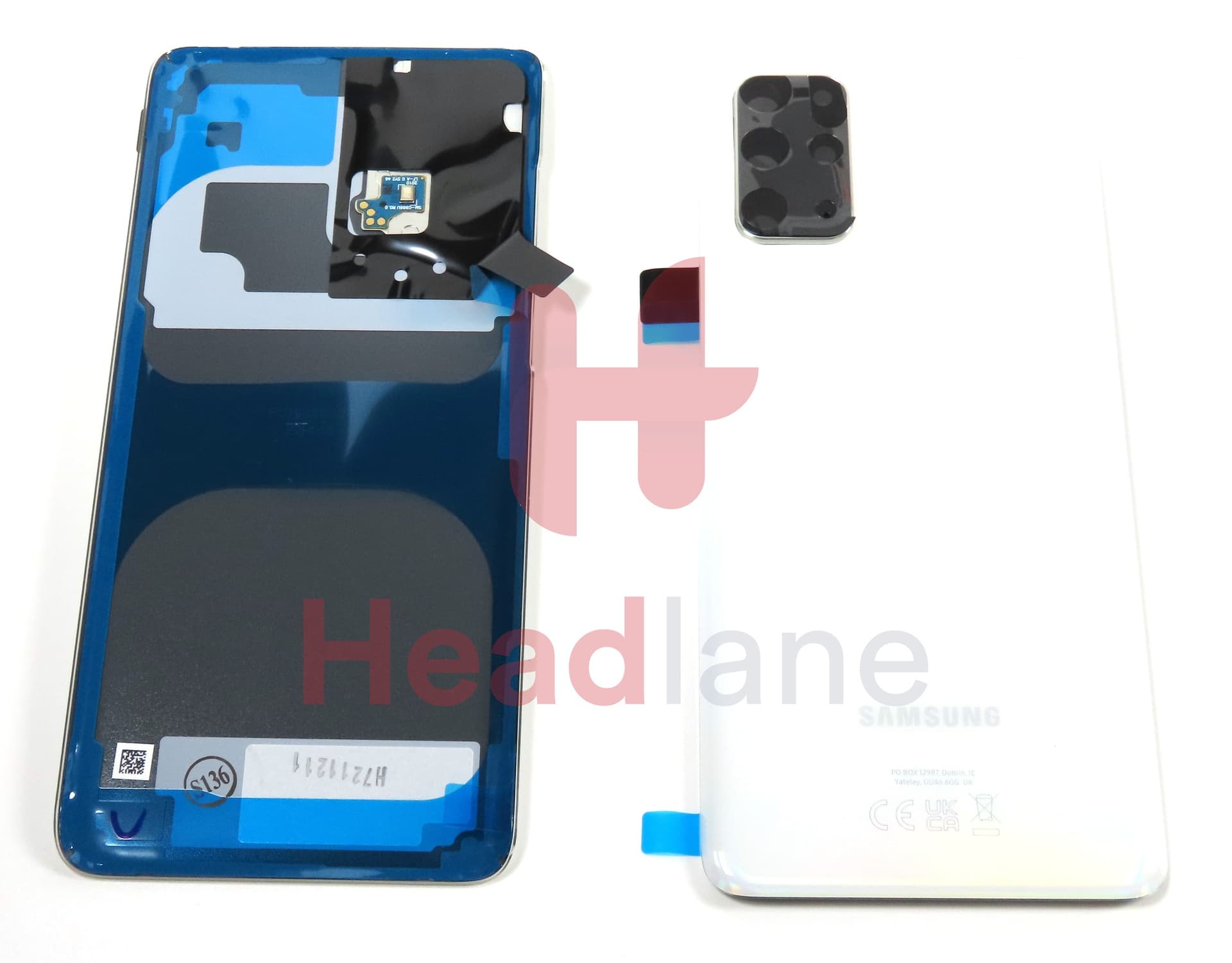 Samsung SM-G986 Galaxy S20+ / S20 Plus Back / Battery Cover - White (UKCA) - view 2