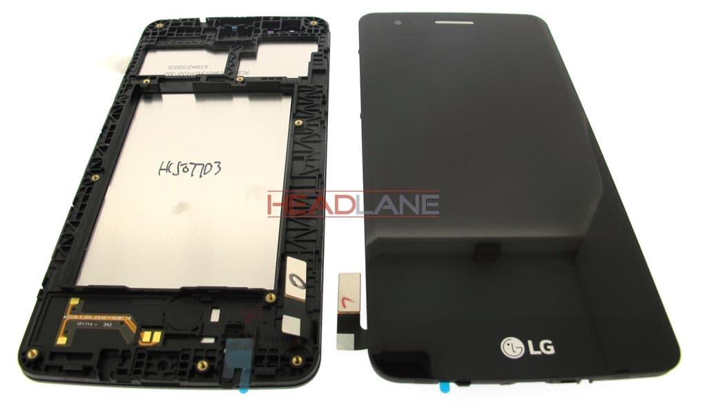 LG M200N K8 (2017) LCD Display / Screen + Touch - Titan Silver - view 2